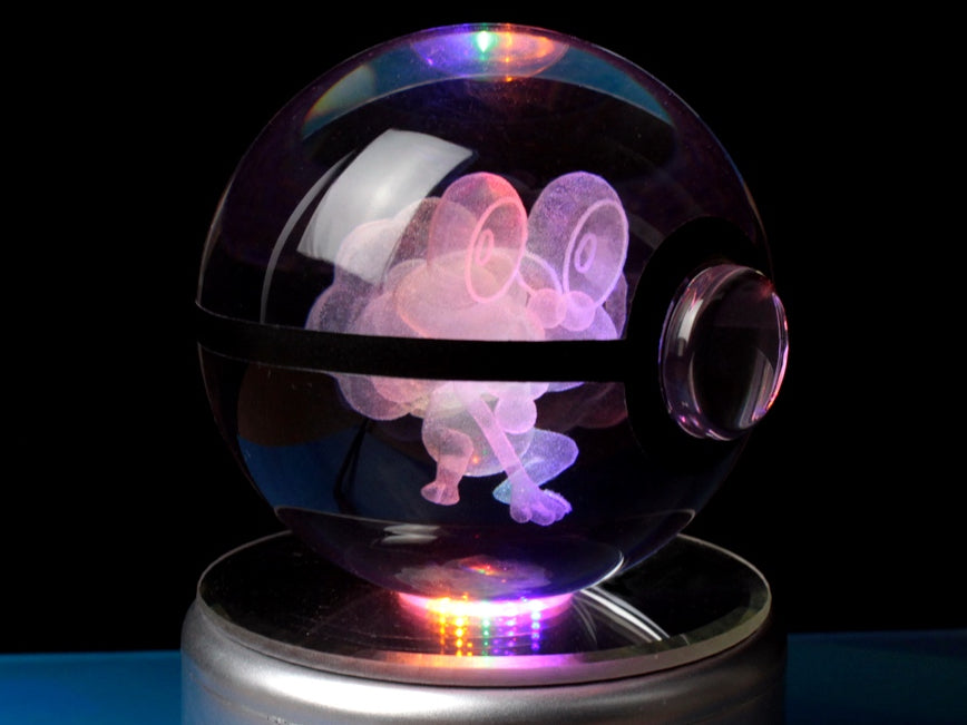 Froakie Large Crystal Pokeball
