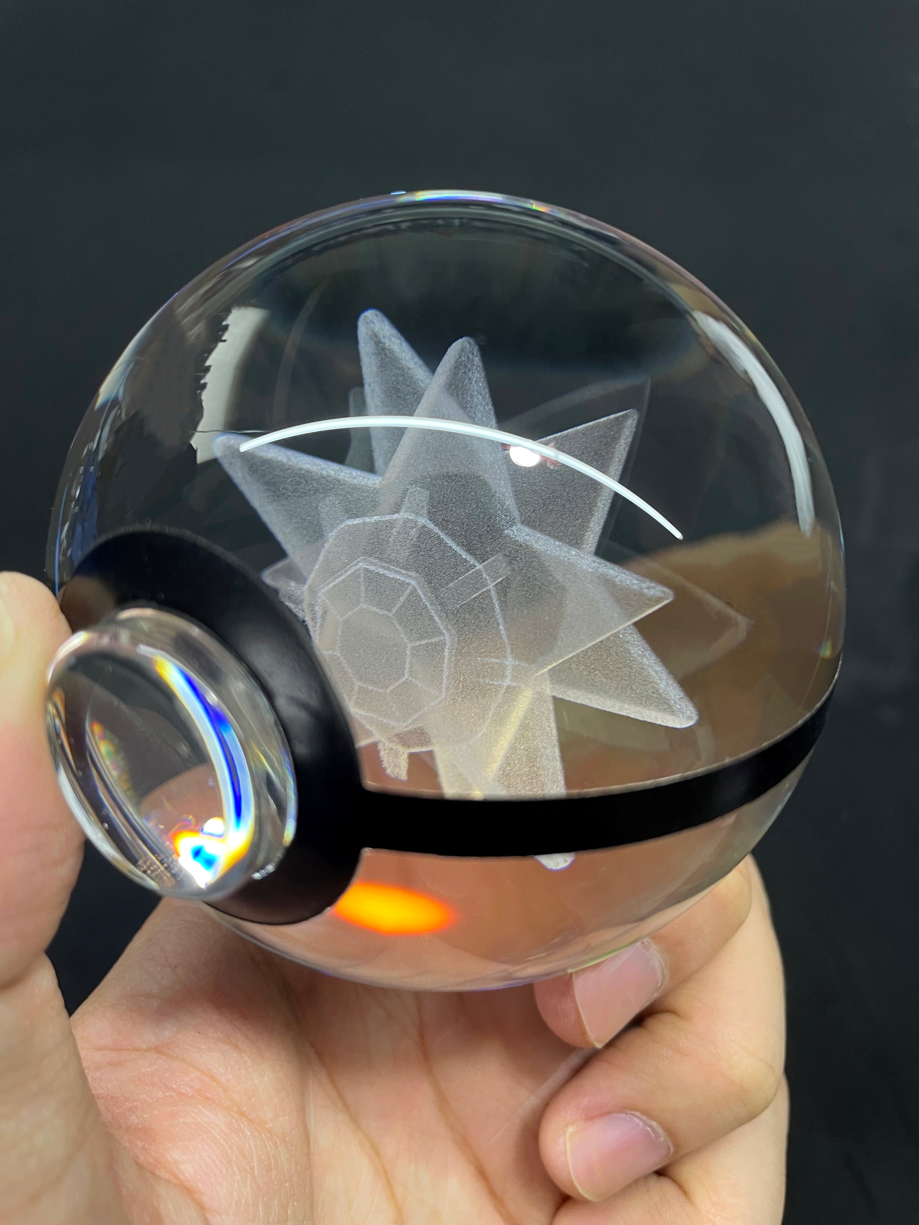 Starmie Large Crystal Pokeball