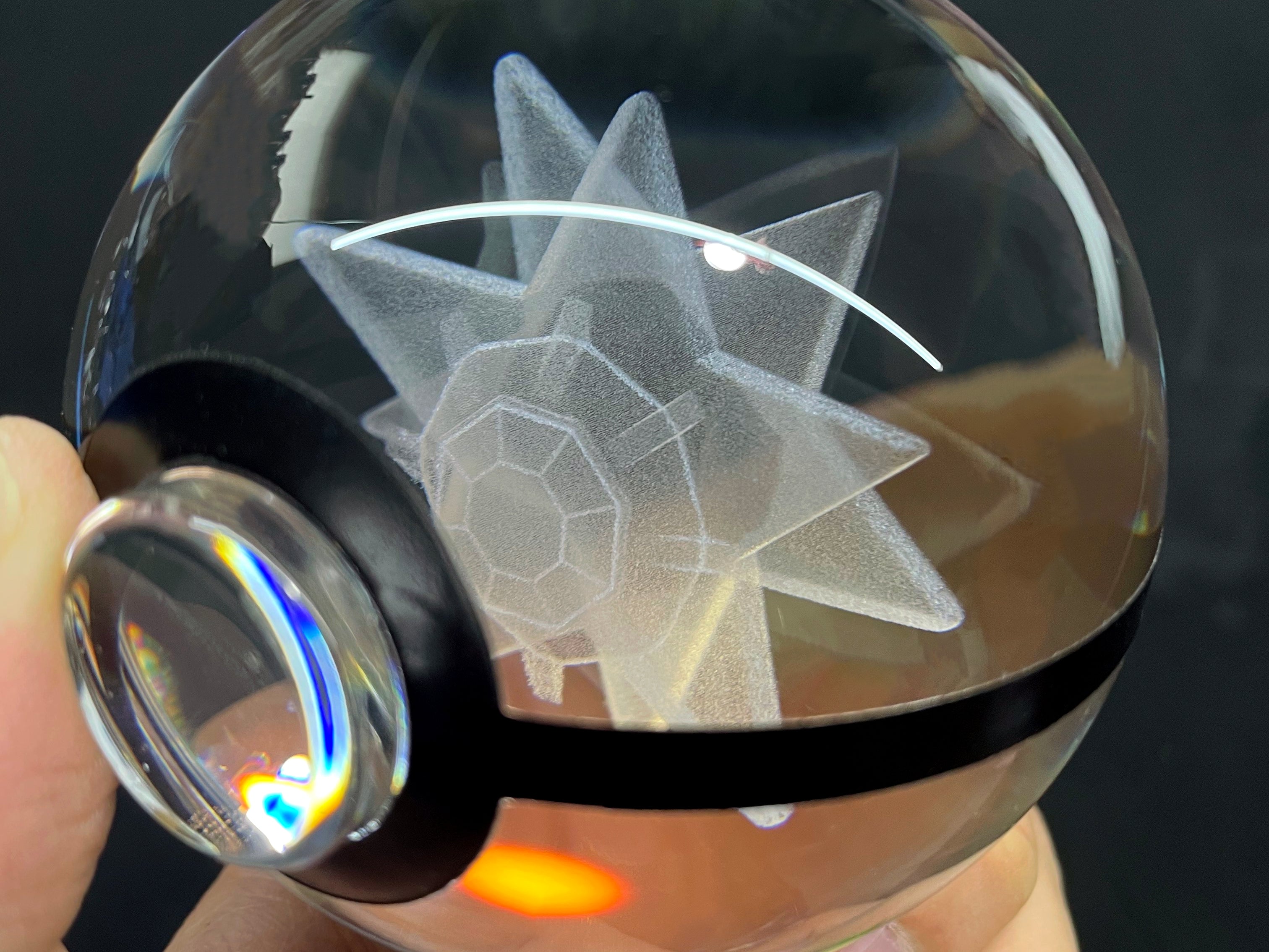 Starmie Large Crystal Pokeball