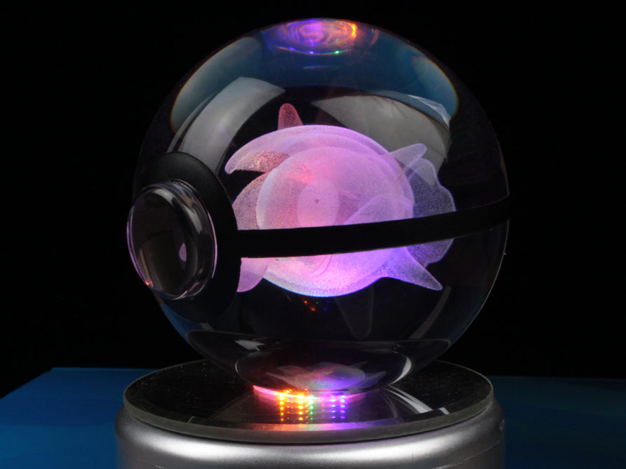 Shellder Large Crystal Pokeball