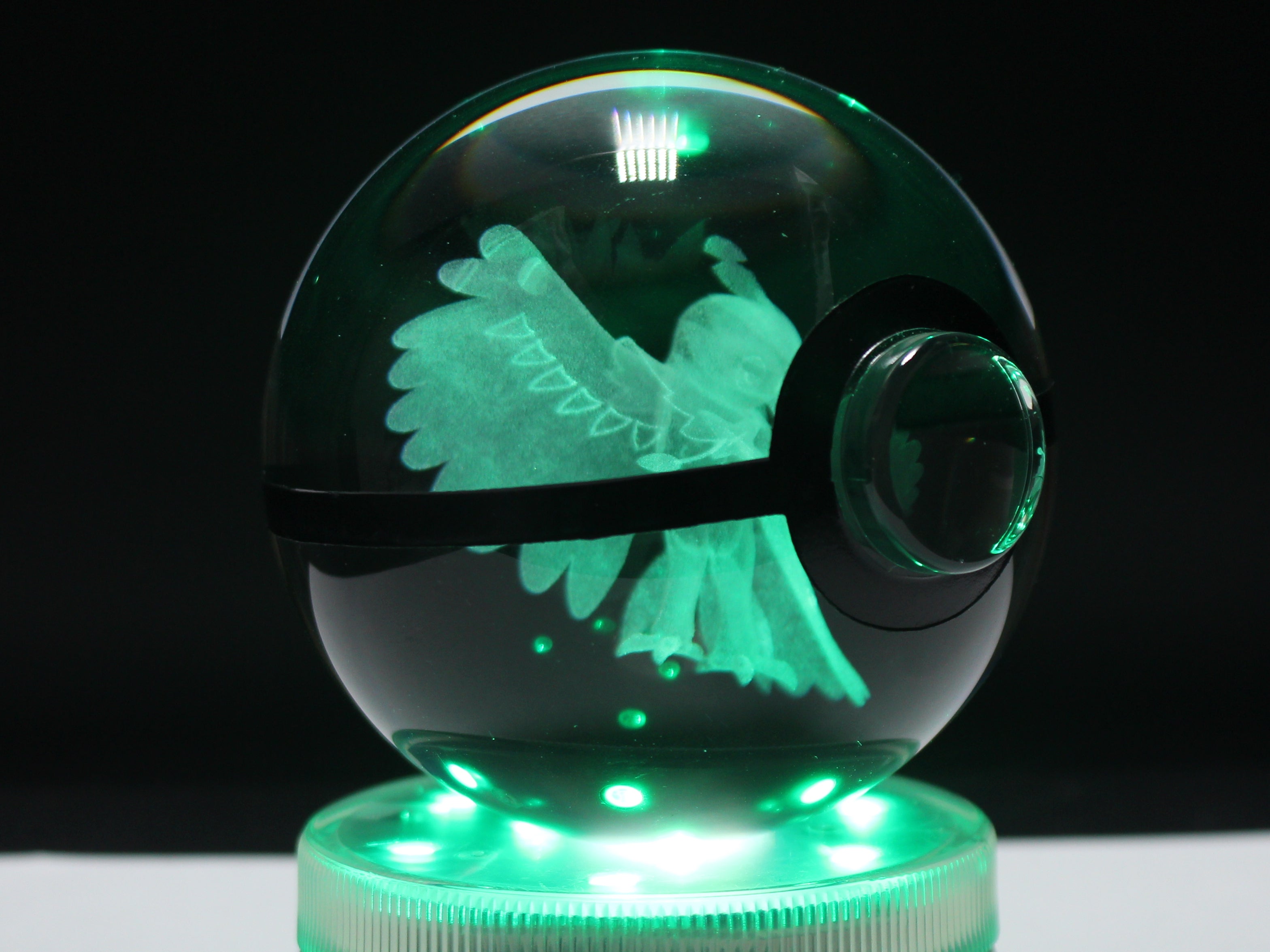 Decidueye Large Crystal Pokeball