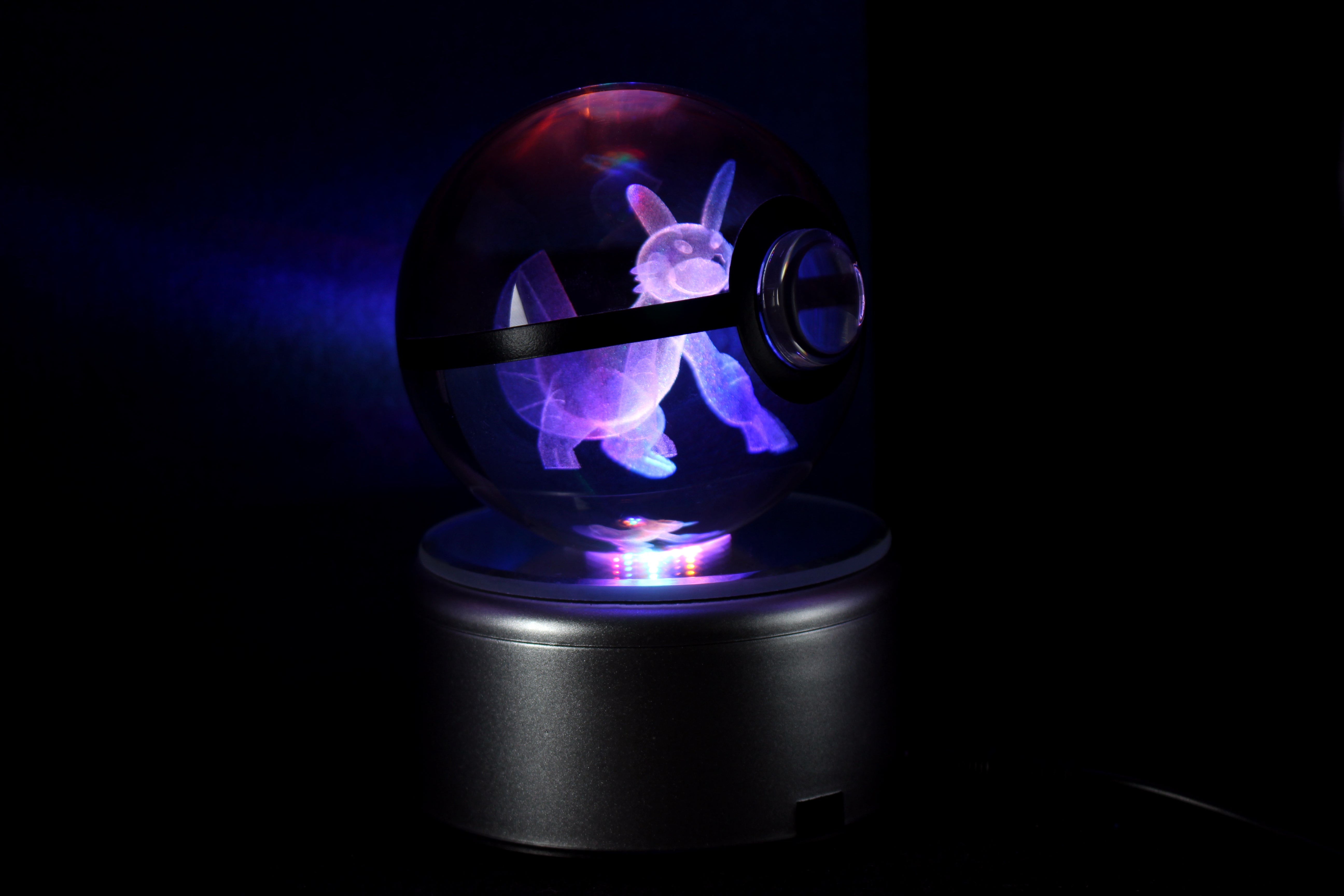 Swampert Large Crystal Pokeball