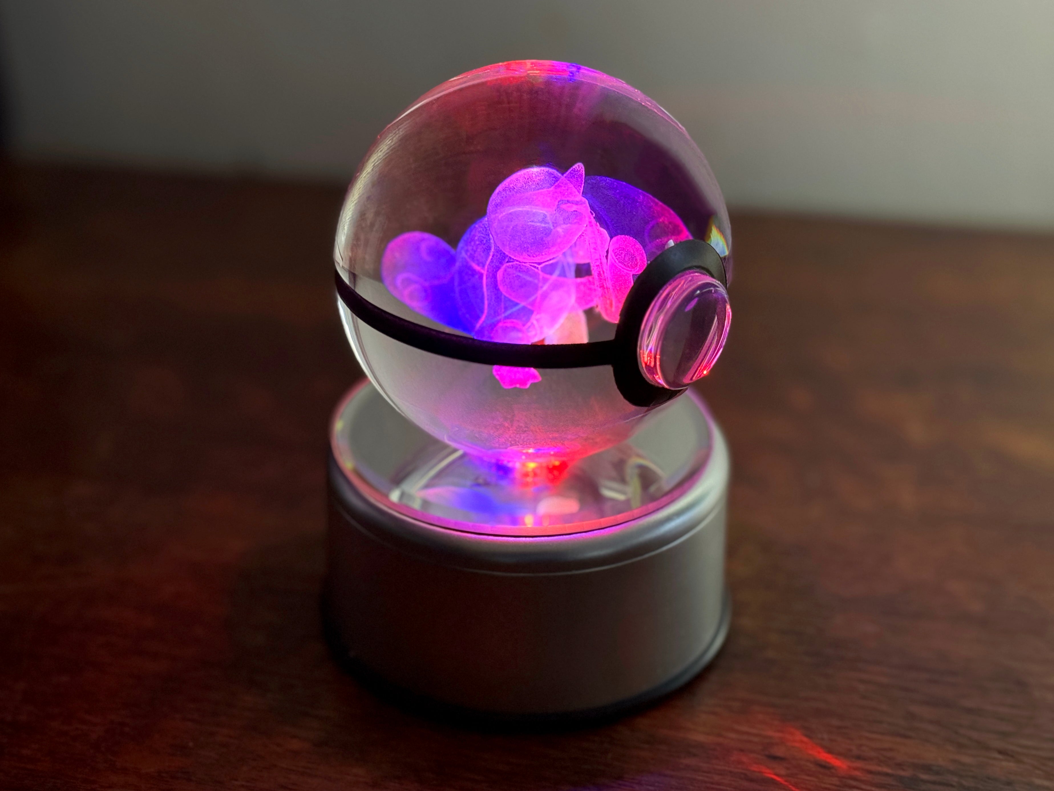 Saxophone Squirtle Large Crystal Pokeball