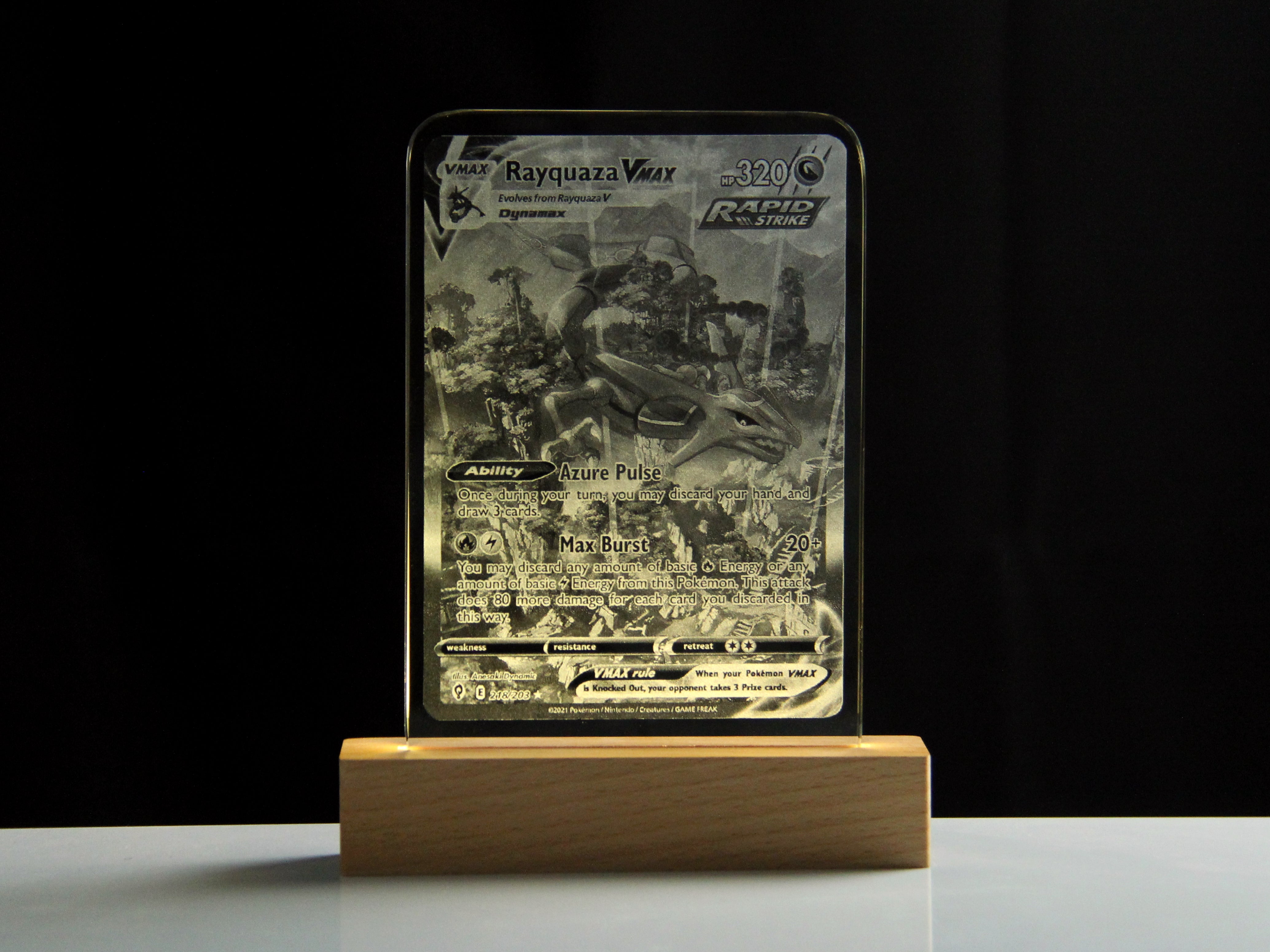 Rayquaza VMAX Crystal Card Series