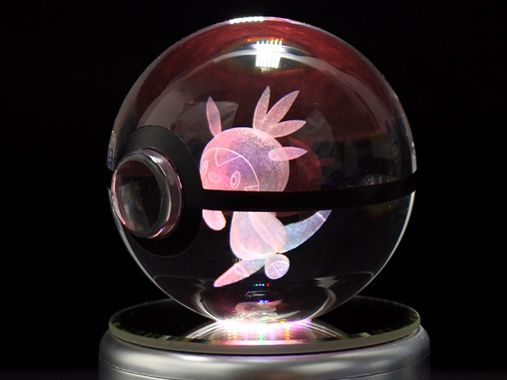 Chespin Large Crystal Pokeball