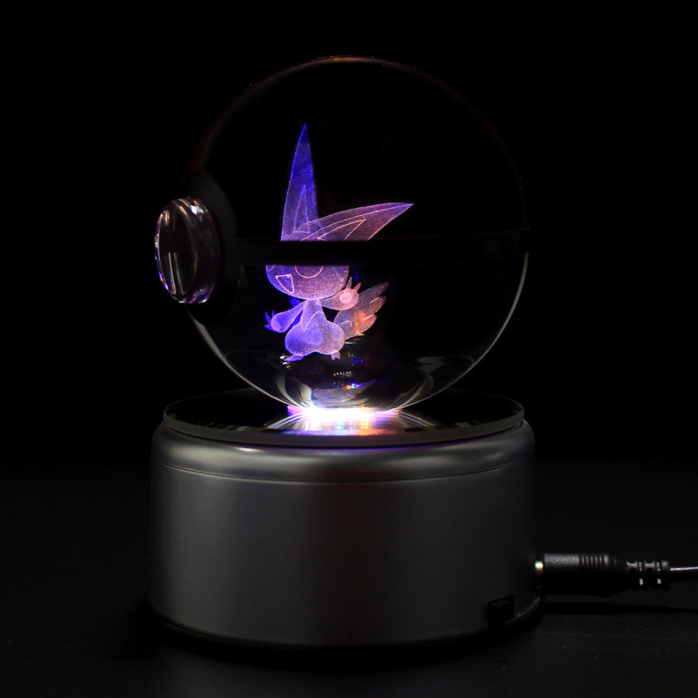 Victini Large Crystal Pokeball