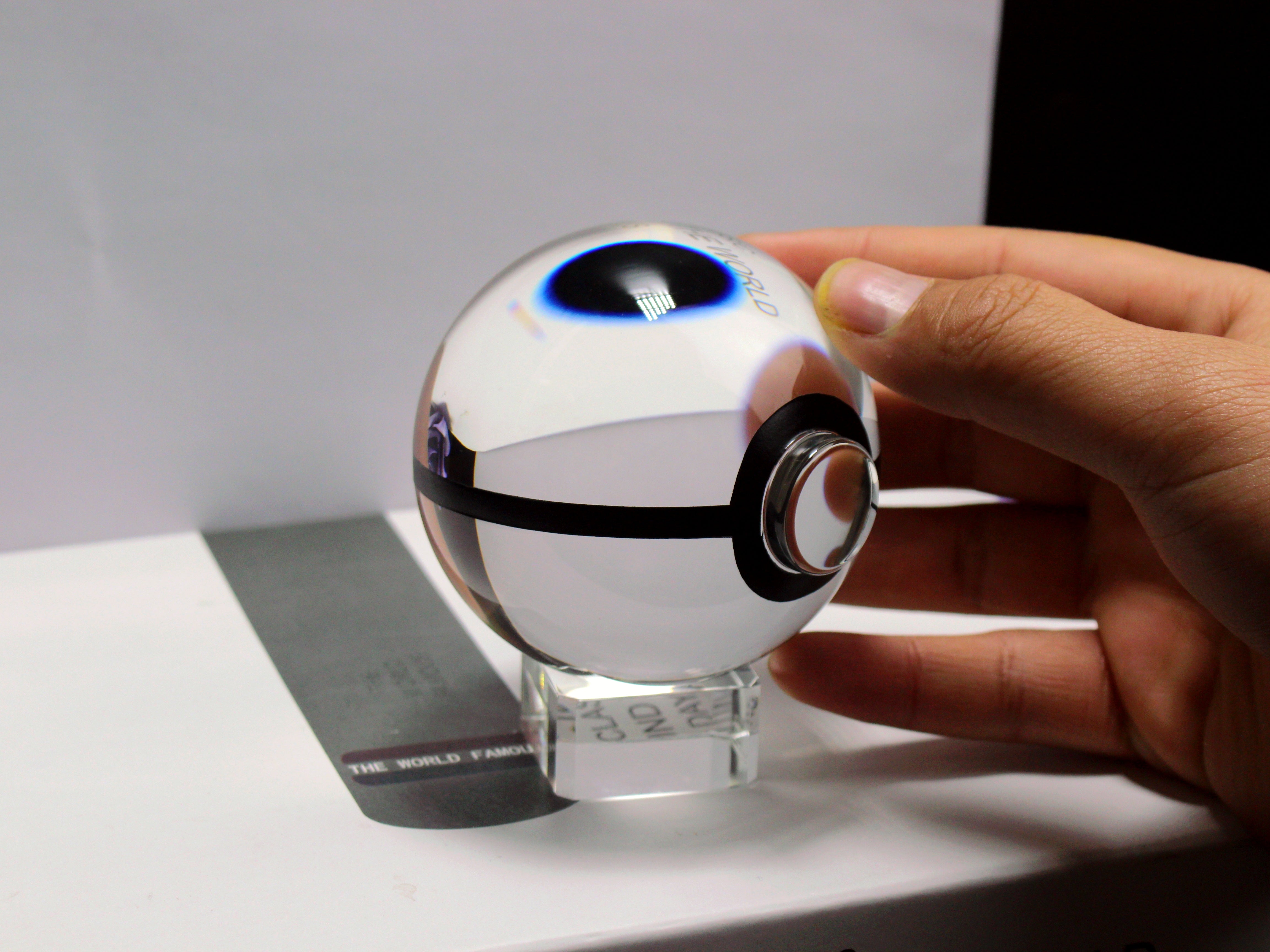 Pokeball made of K9 Crystal