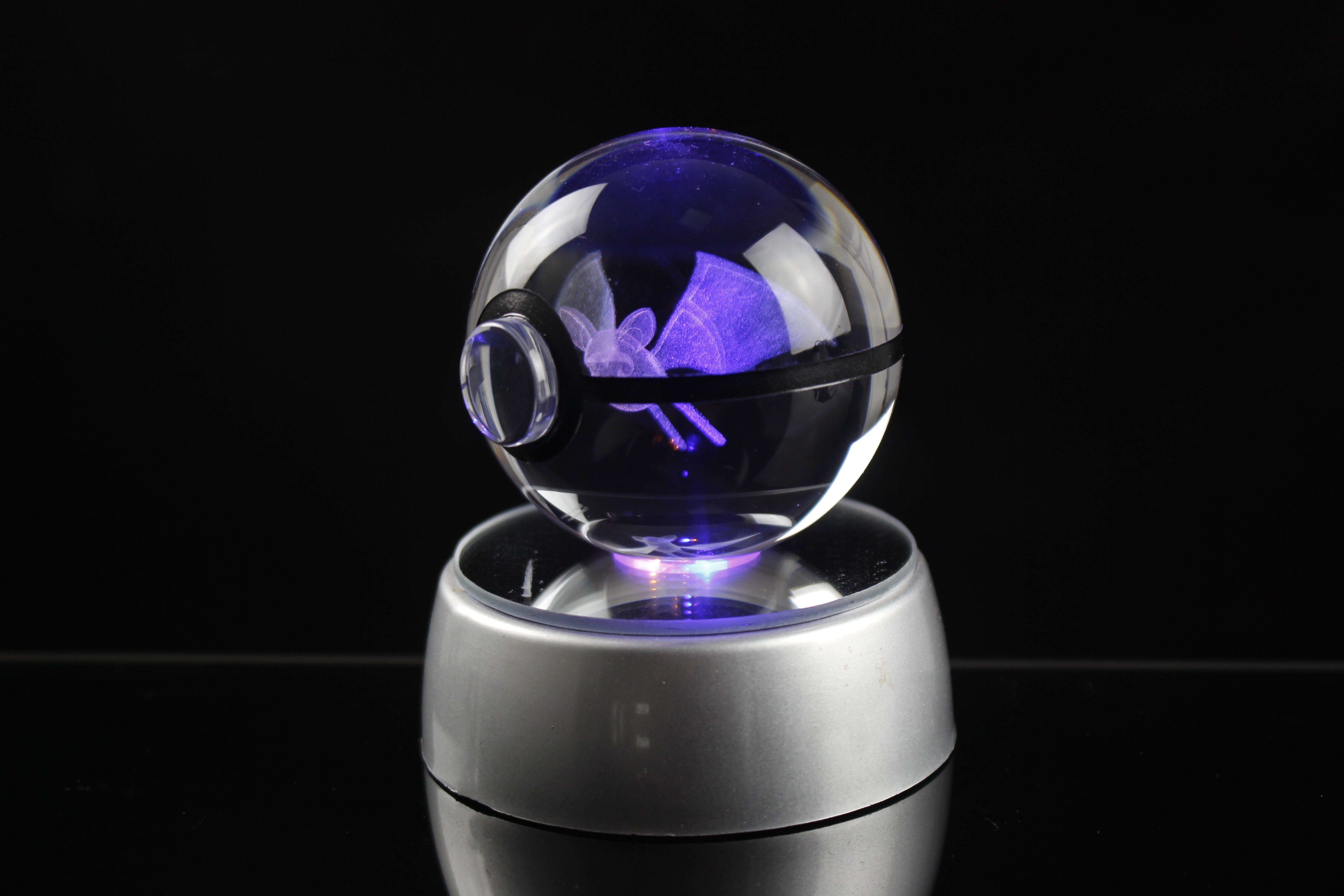 Zubat Large Crystal Pokeball