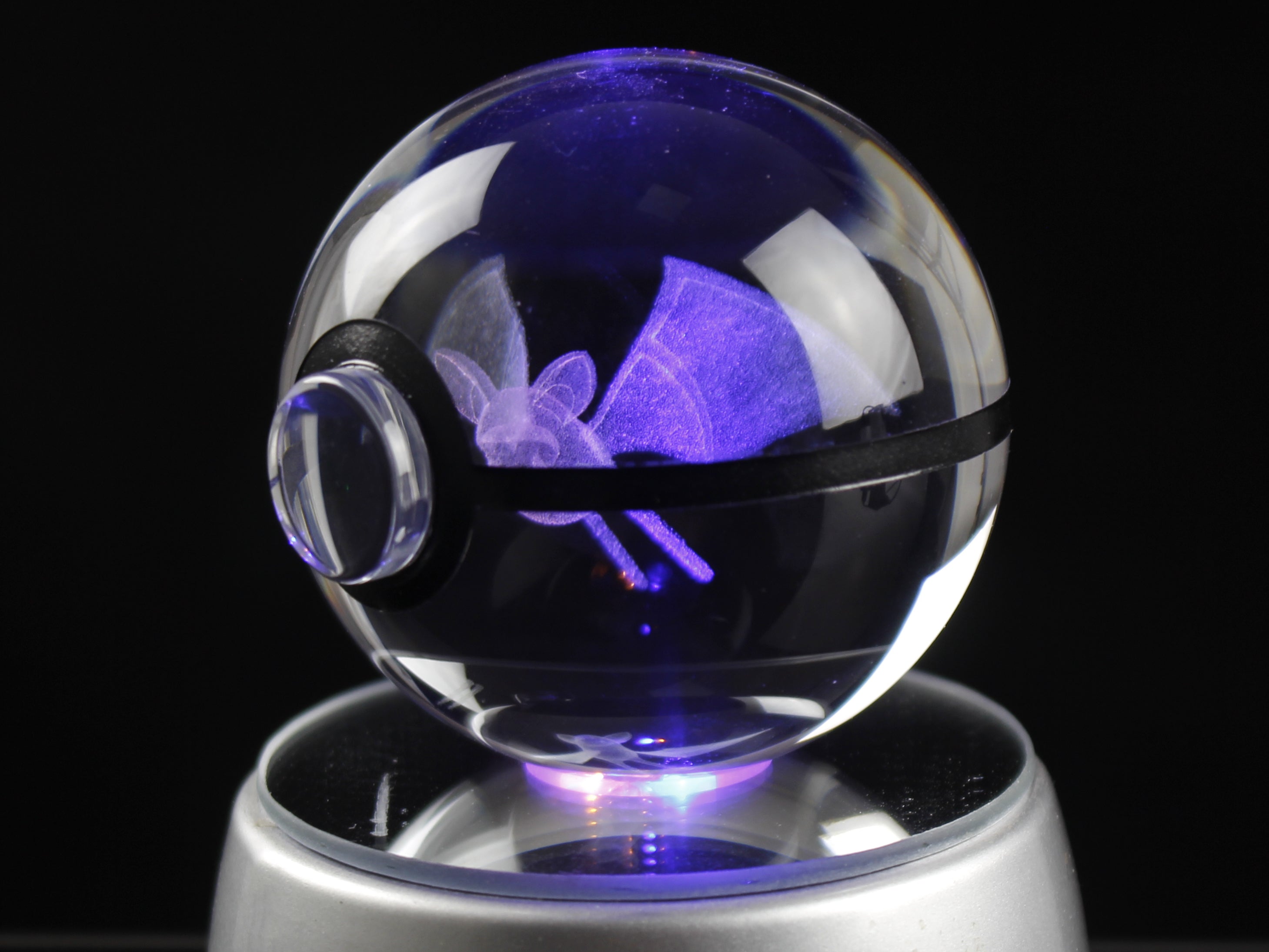 Zubat Large Crystal Pokeball