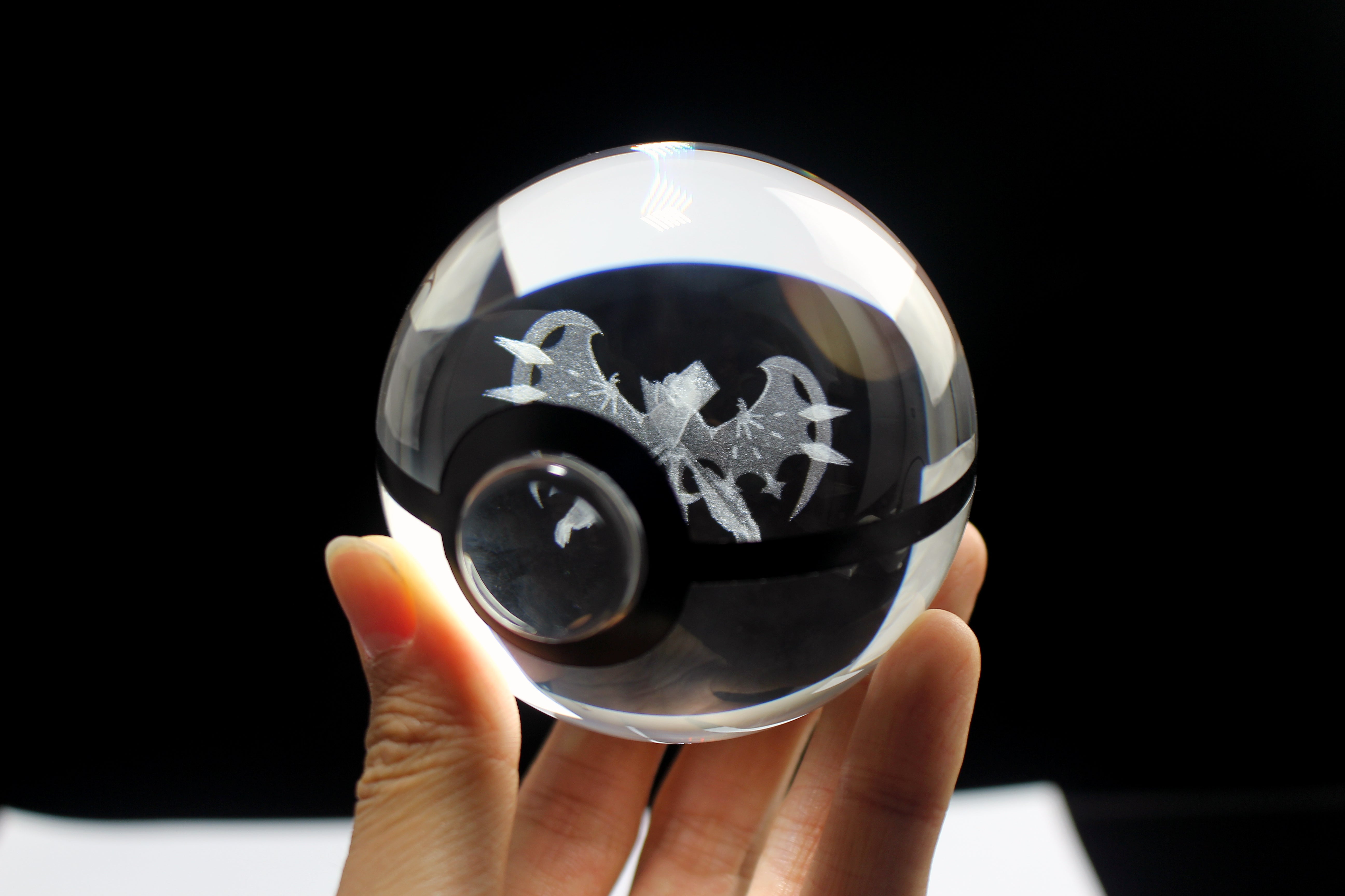 Dawn Wing Necrozma Large Crystal Pokeball