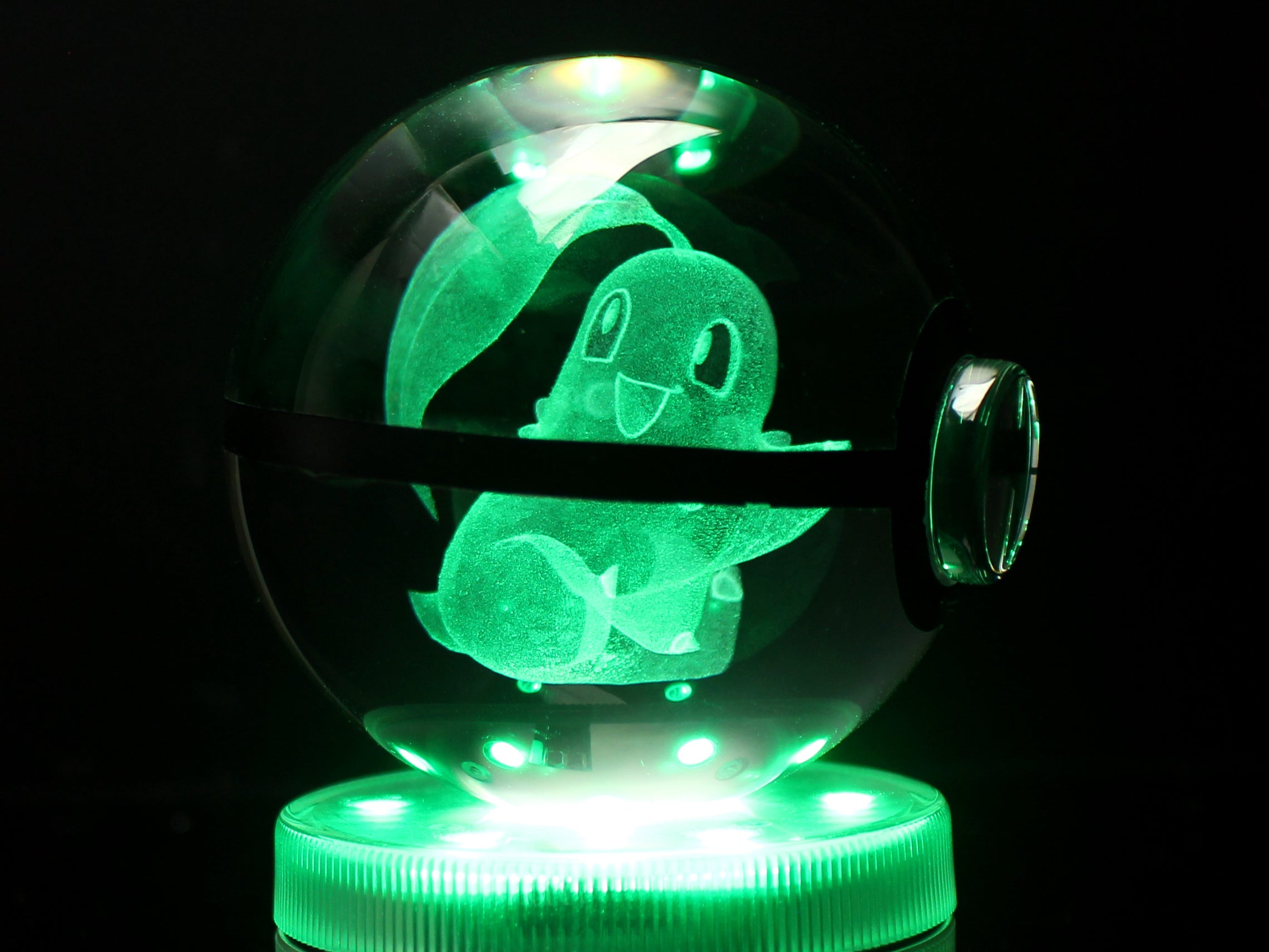 Chikorita Large Crystal Pokeball