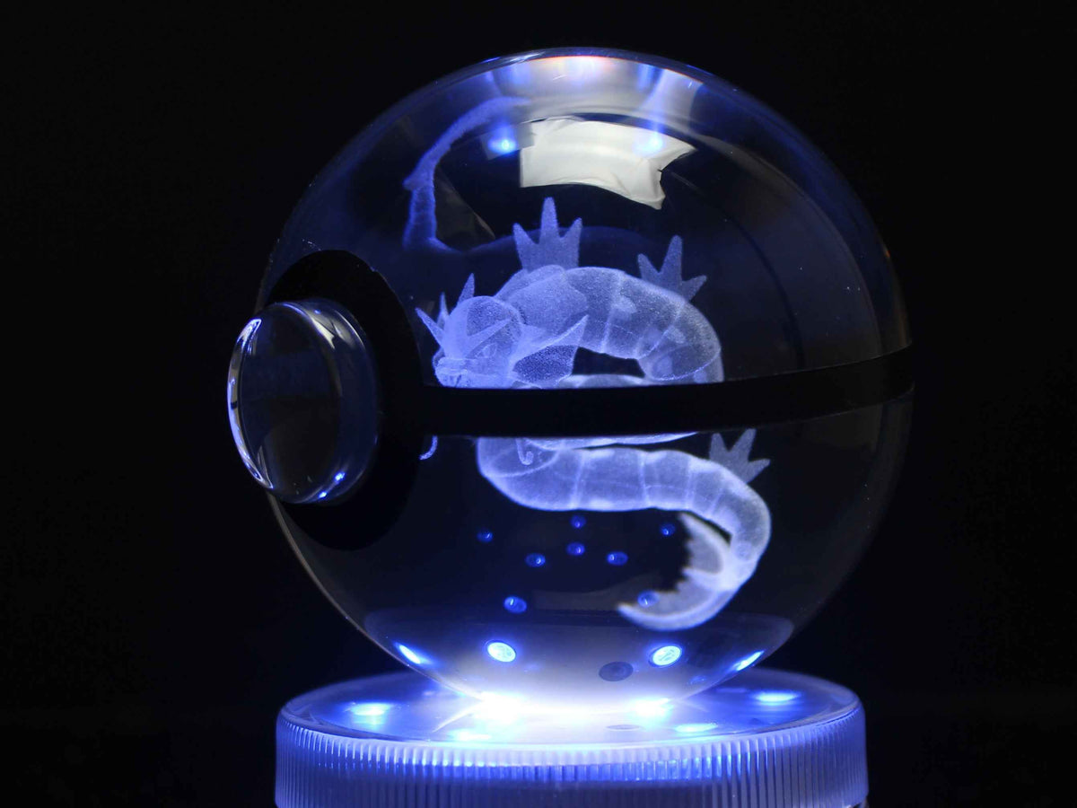 Gyarados Large Crystal Pokeball