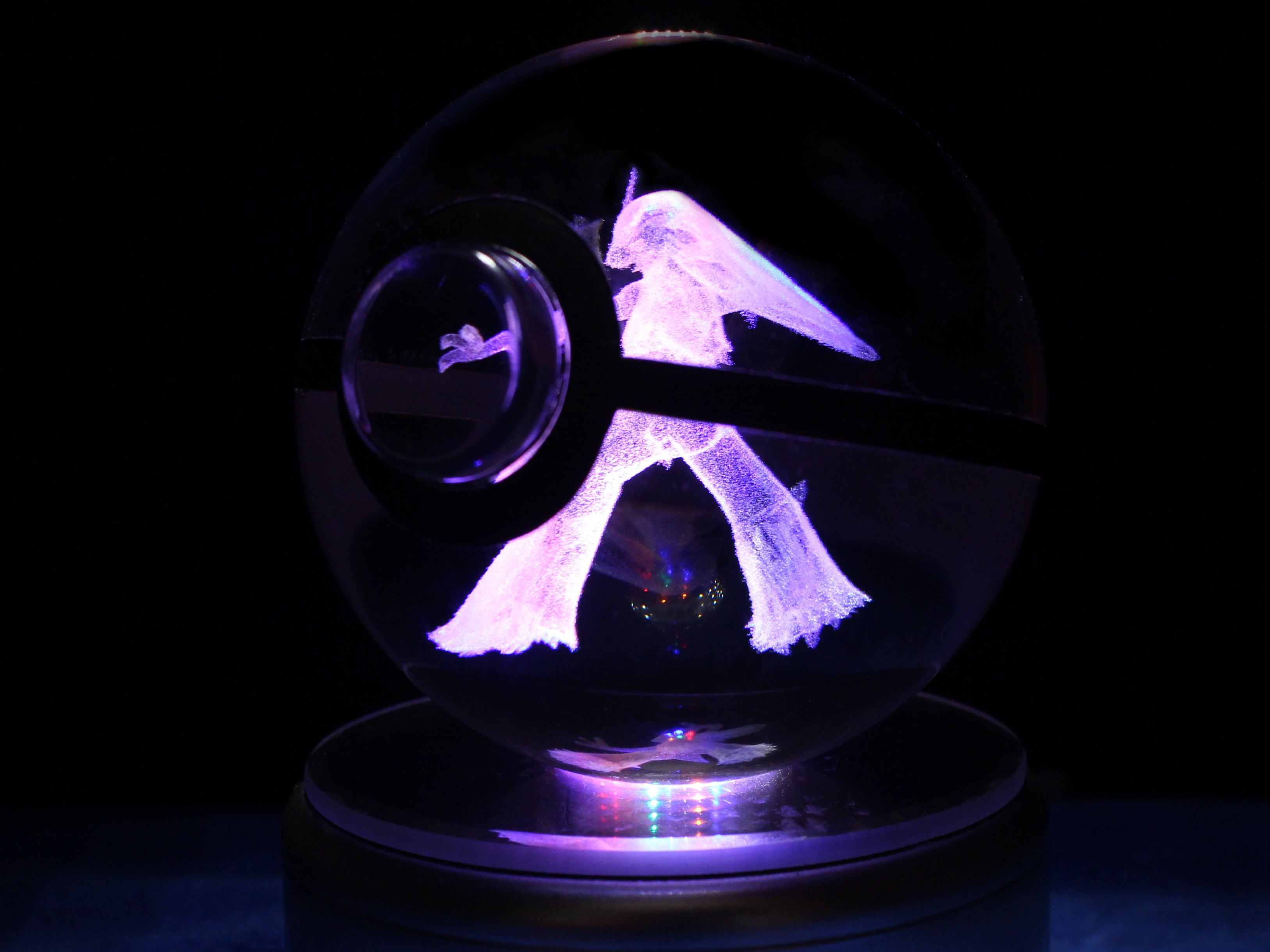 Blaziken Large Crystal Pokeball