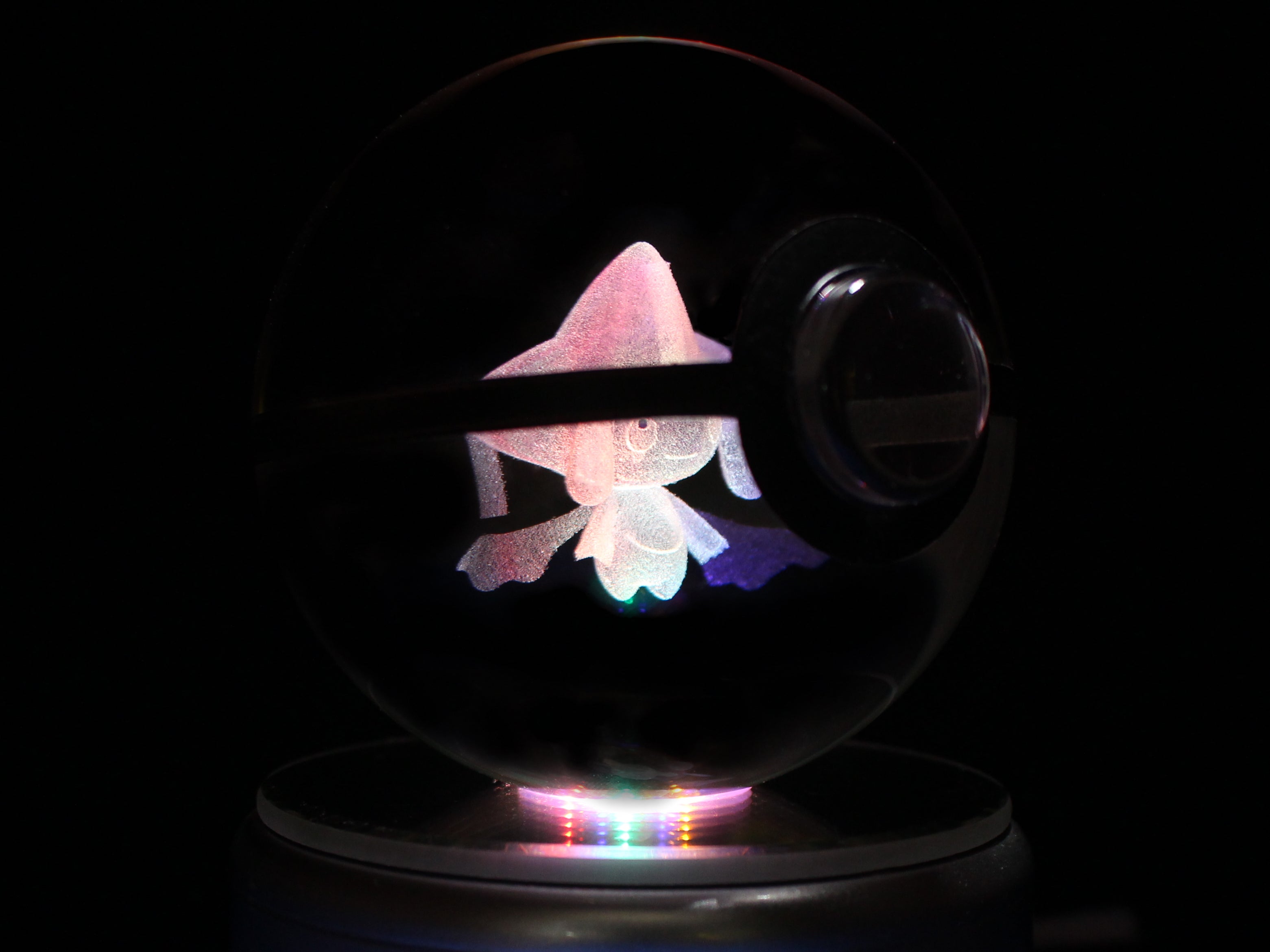 Jirachi Large Crystal Pokeball