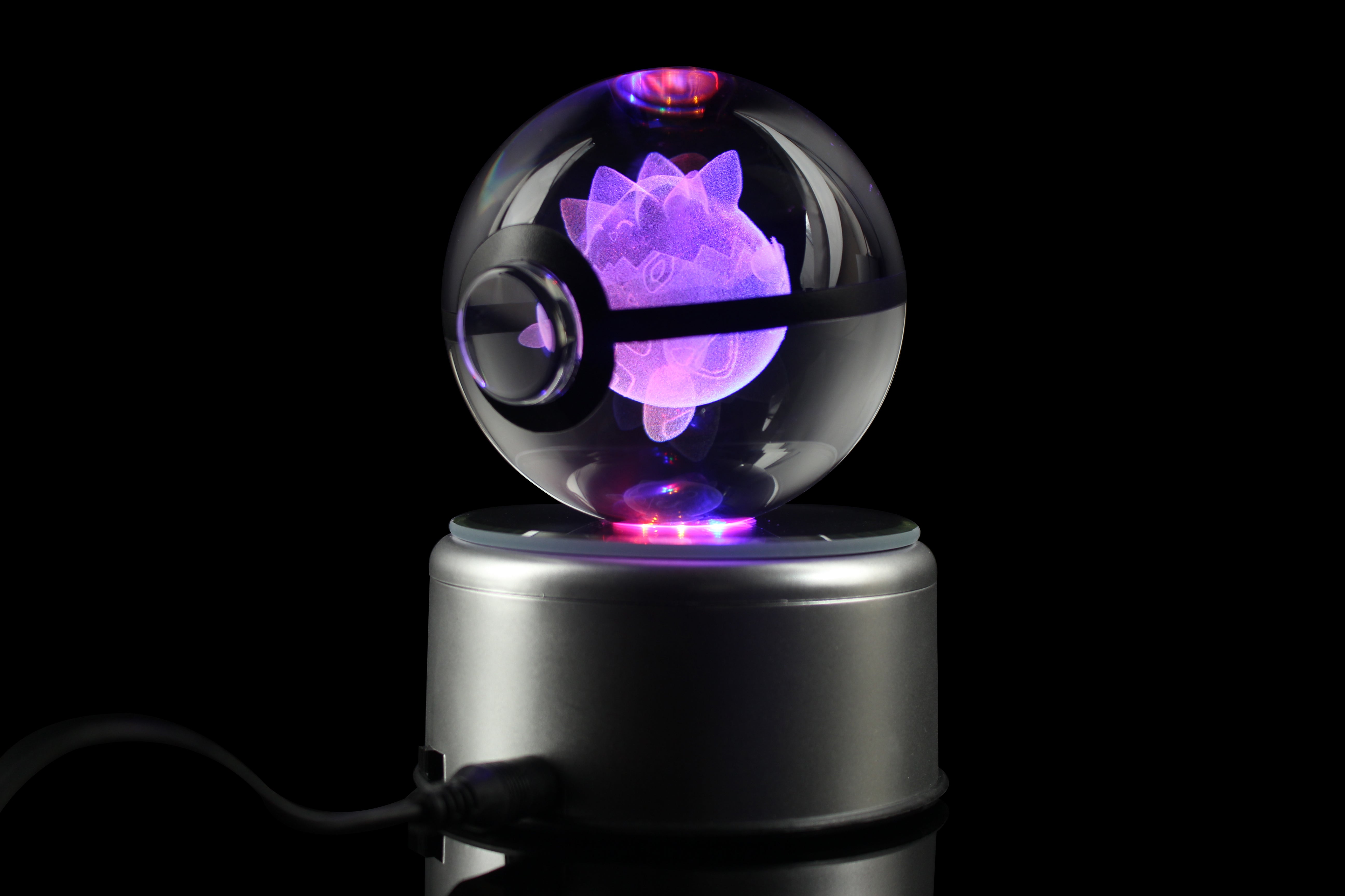 Togepi Large Crystal Pokeball