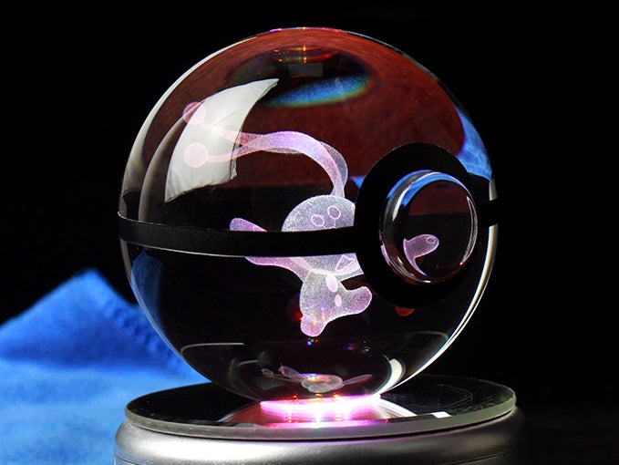 Custom Crystal Pokeball – GlowingPokeballs