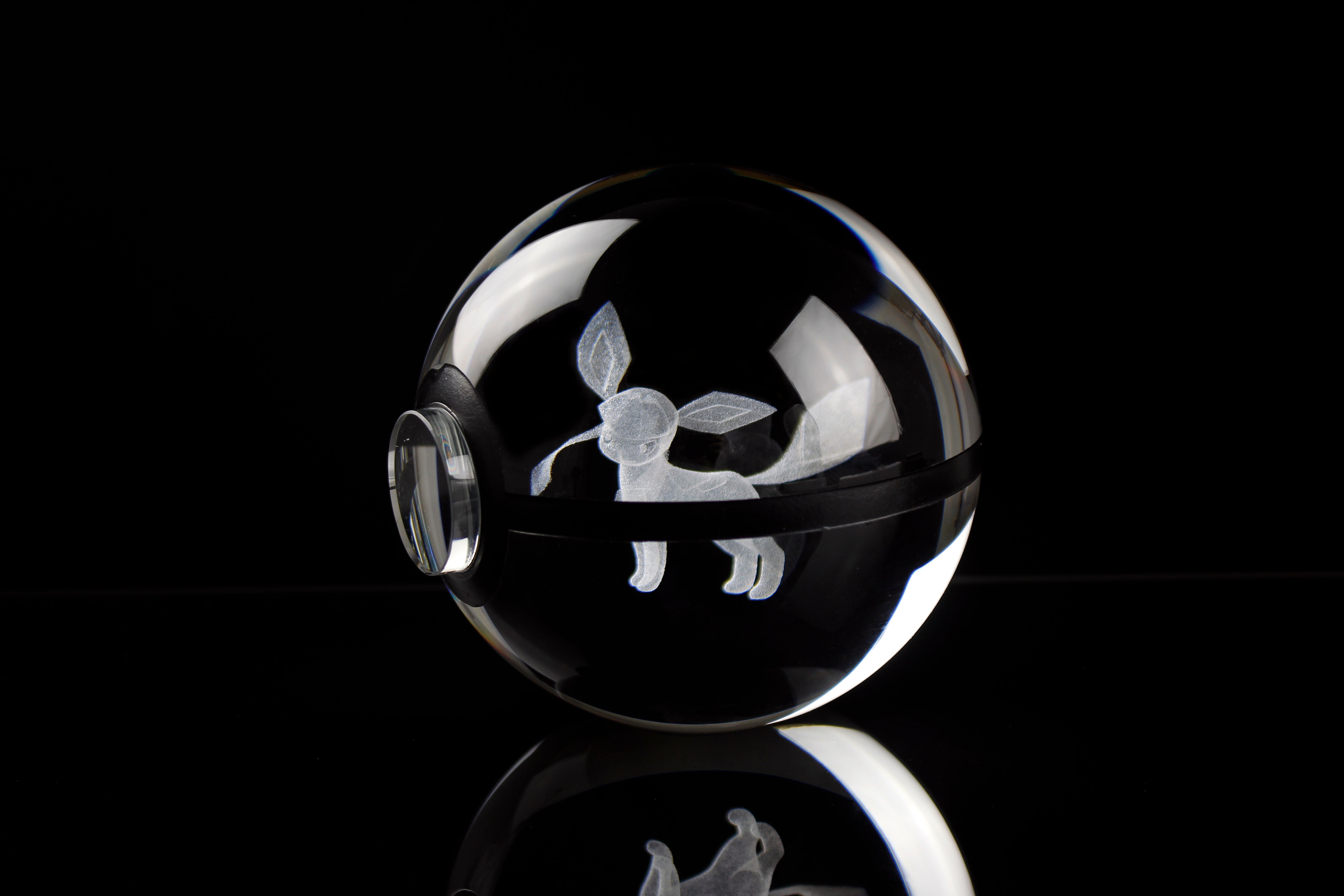 100mm EXTRA LARGE Crystal Pokeballs (350+ Designs)