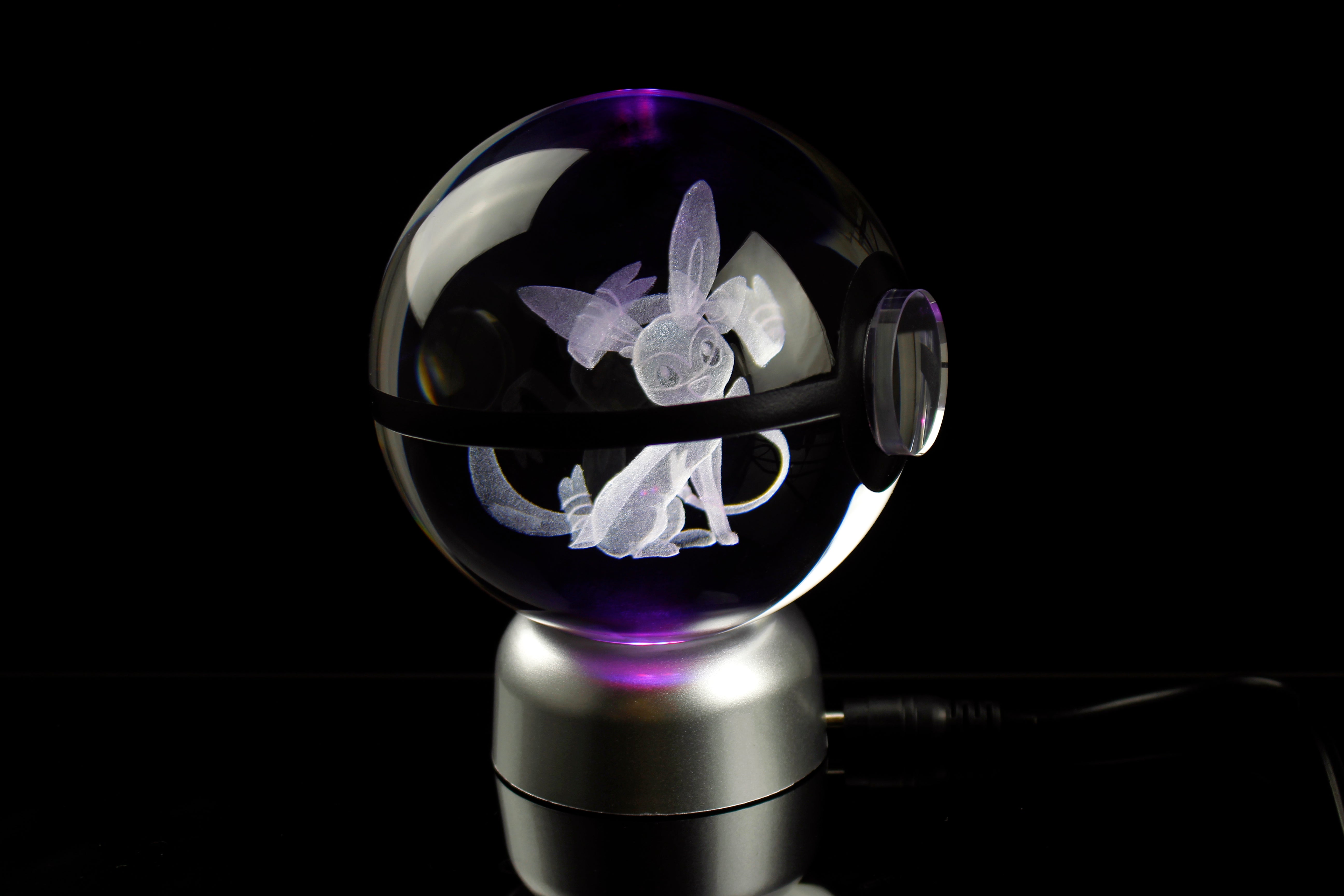 100mm EXTRA LARGE Crystal Pokeballs (350+ Designs)