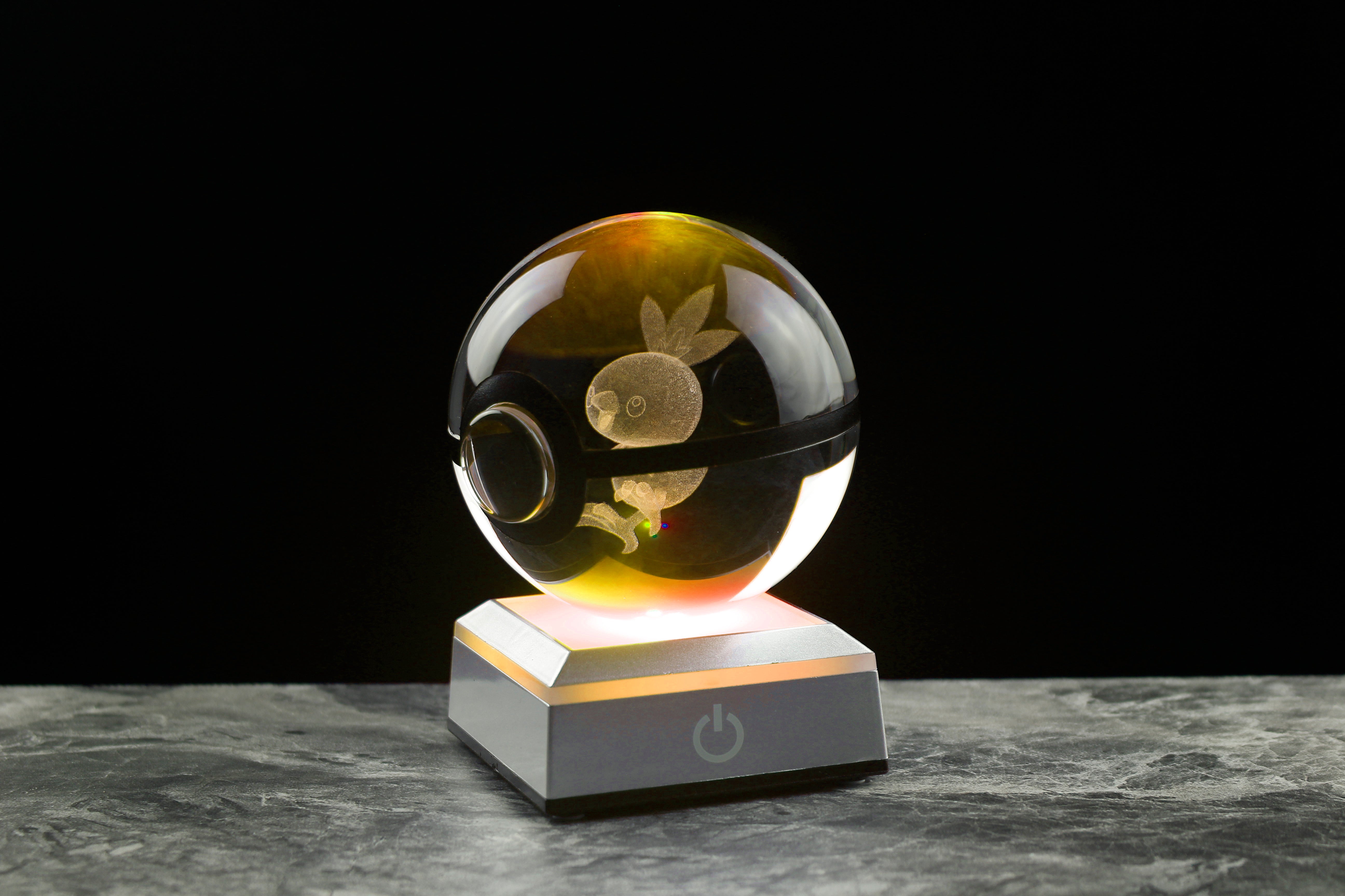 Torchic Large Crystal Pokeball