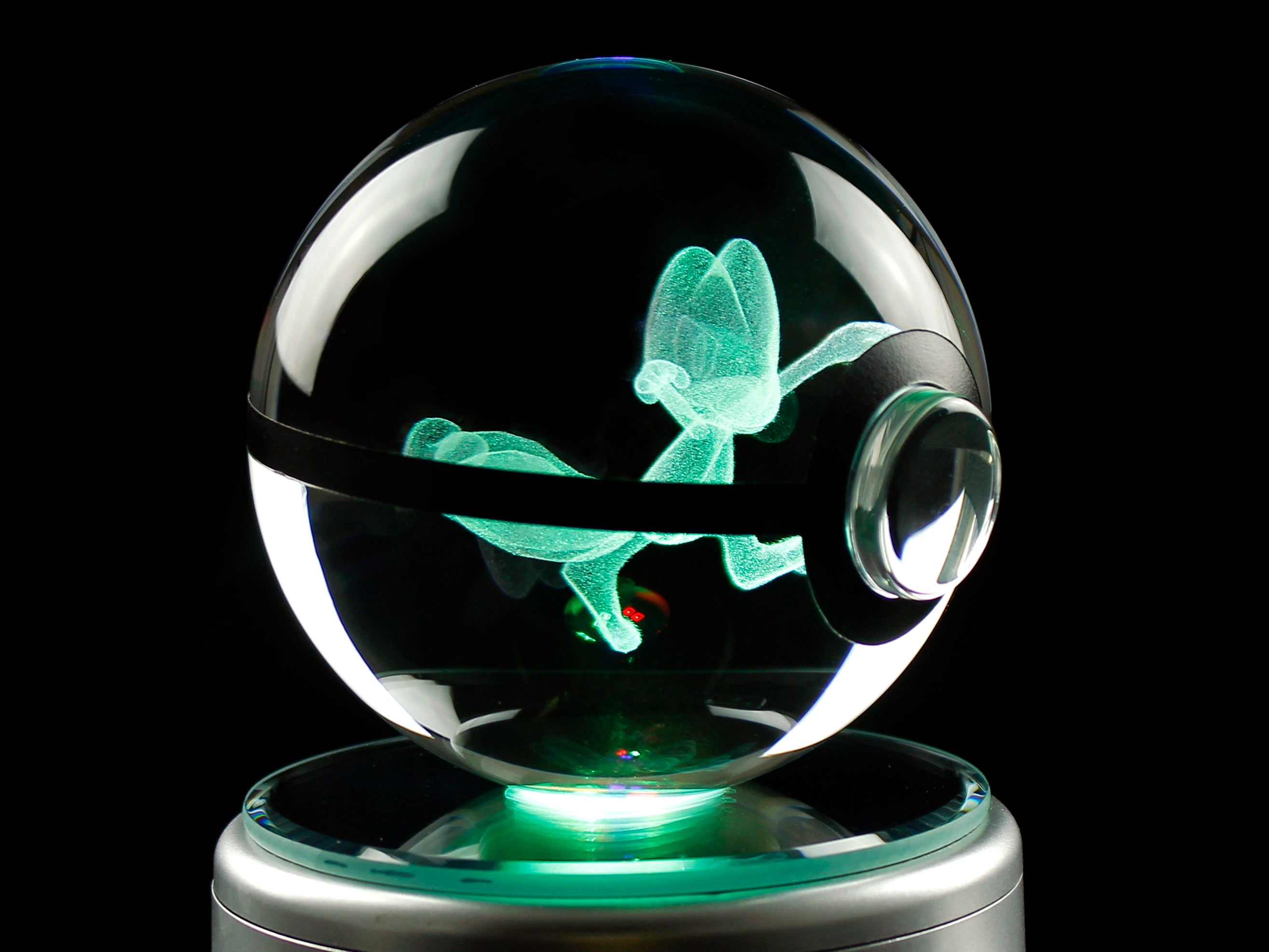 Treecko Large Crystal Pokeball