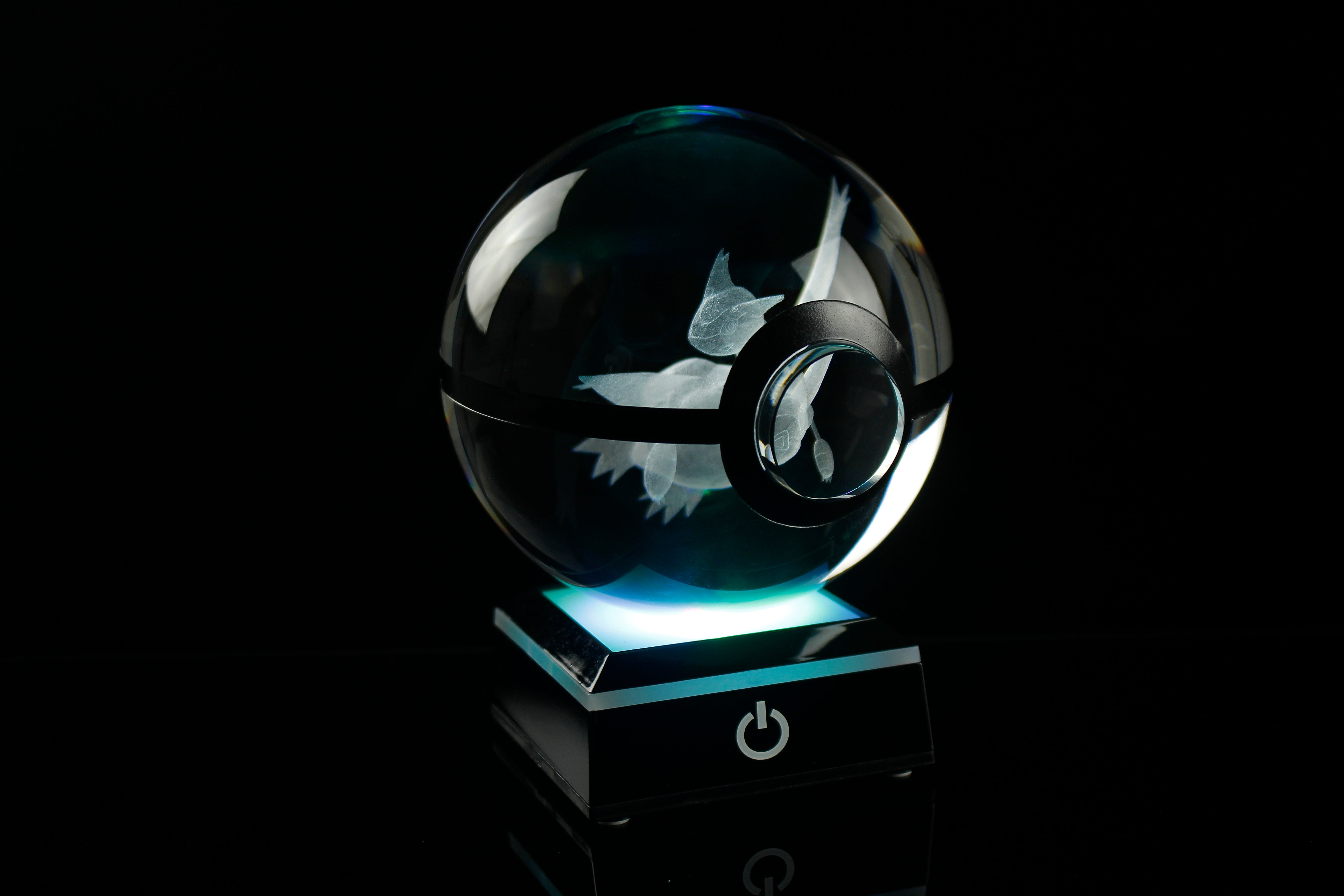 100mm EXTRA LARGE Crystal Pokeballs (350+ Designs)