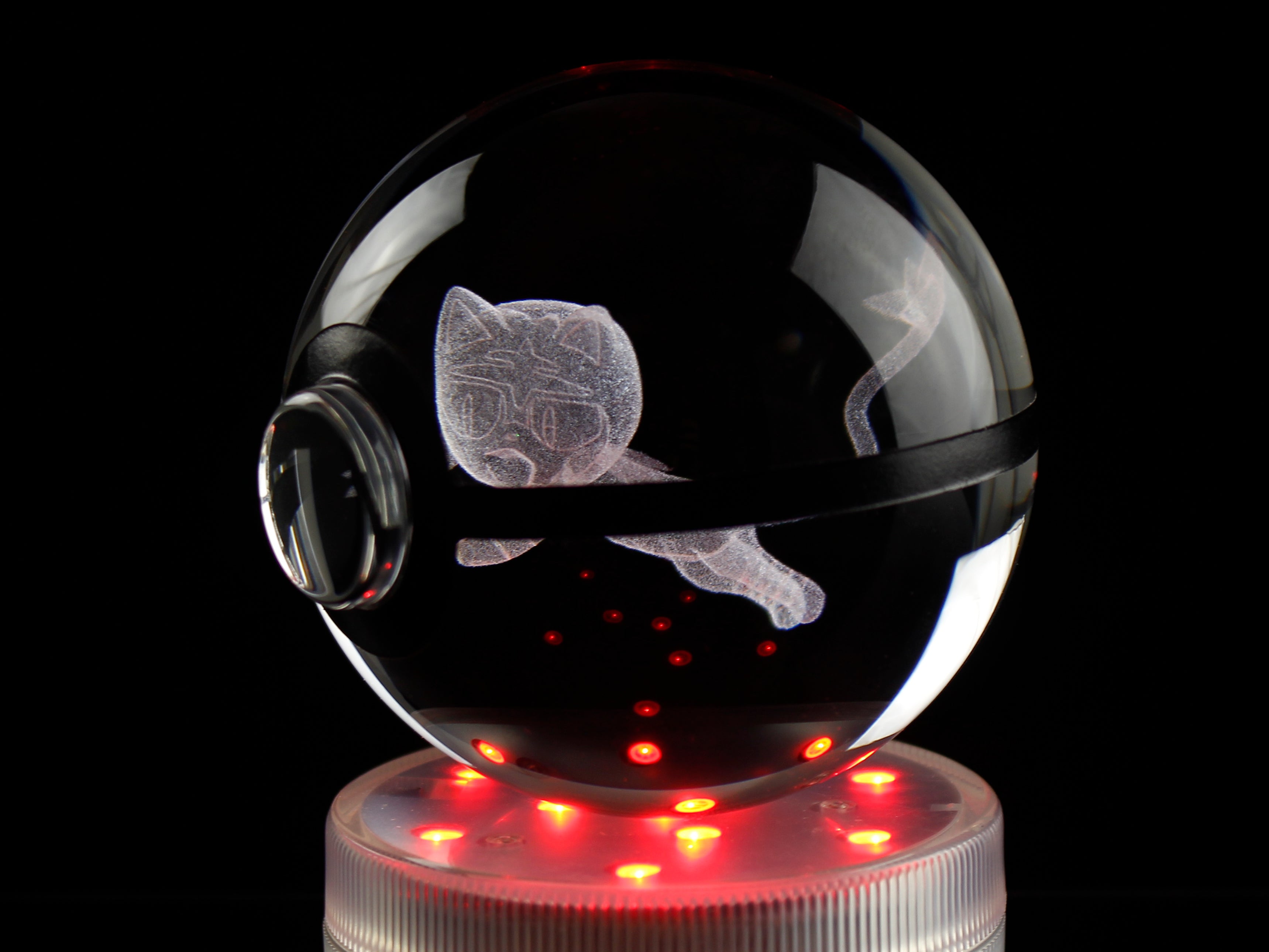 Litten Large Crystal Pokeball