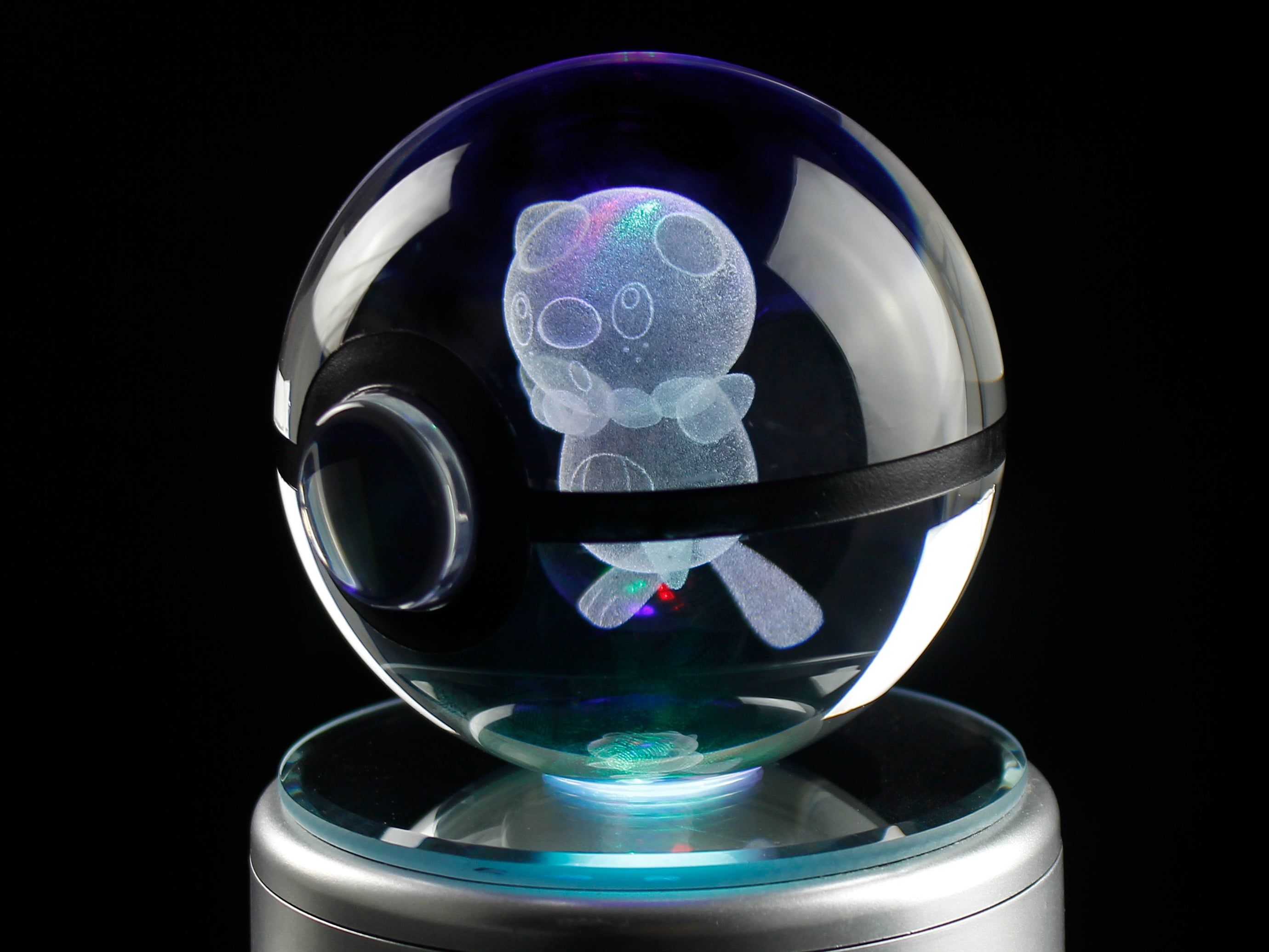 Omanyte Large Crystal Pokeball