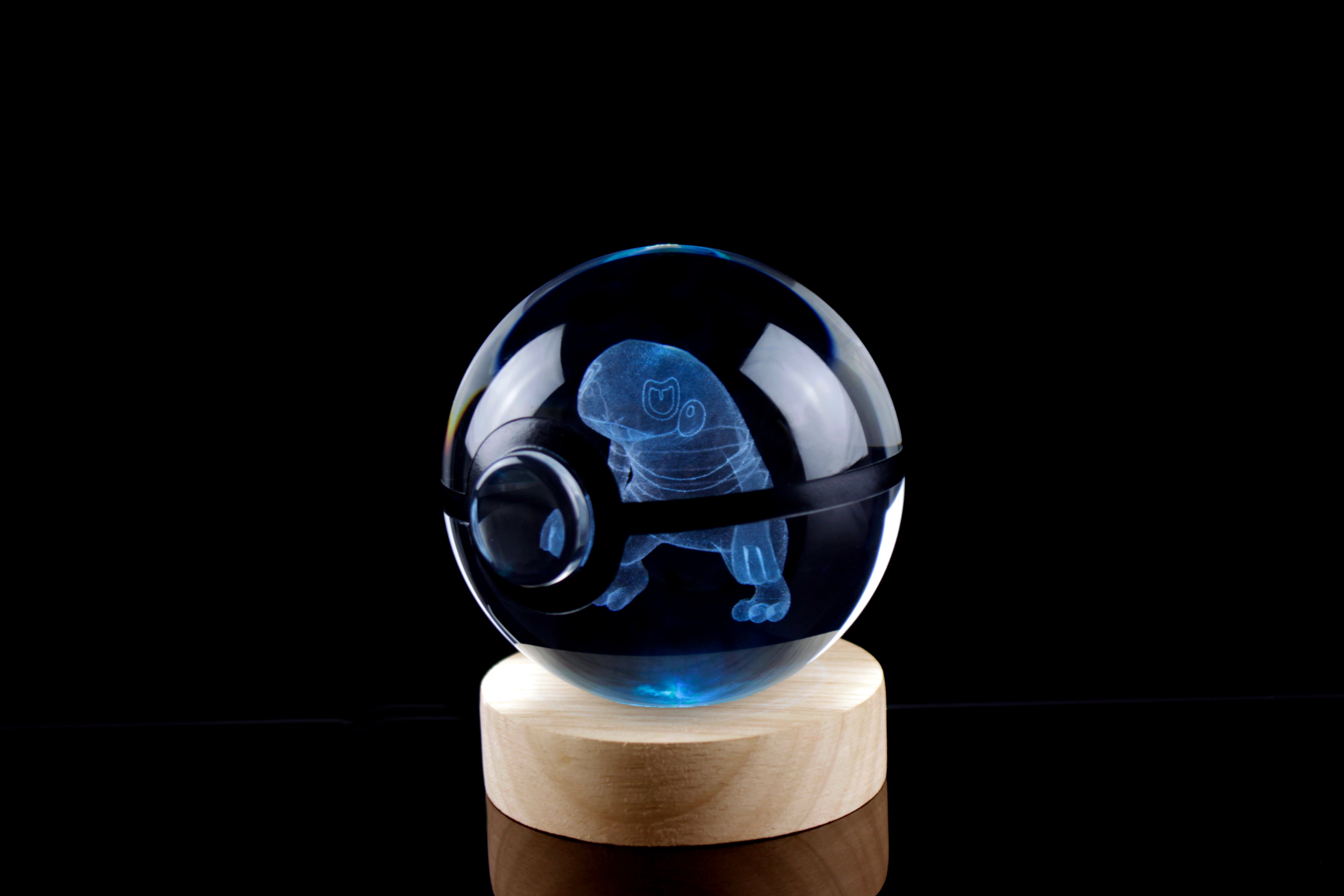 Croagunk Large Crystal Pokeball
