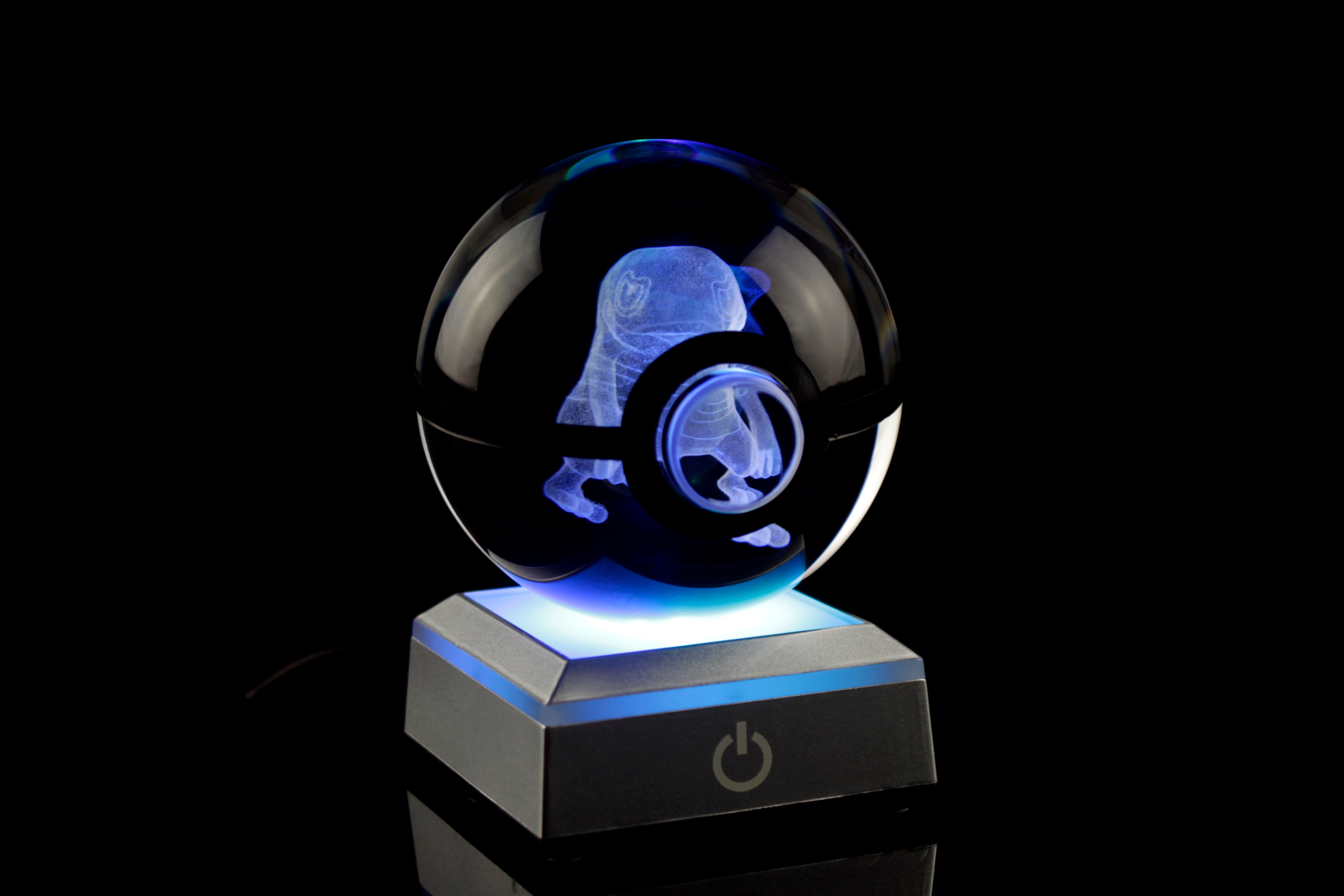Croagunk Large Crystal Pokeball