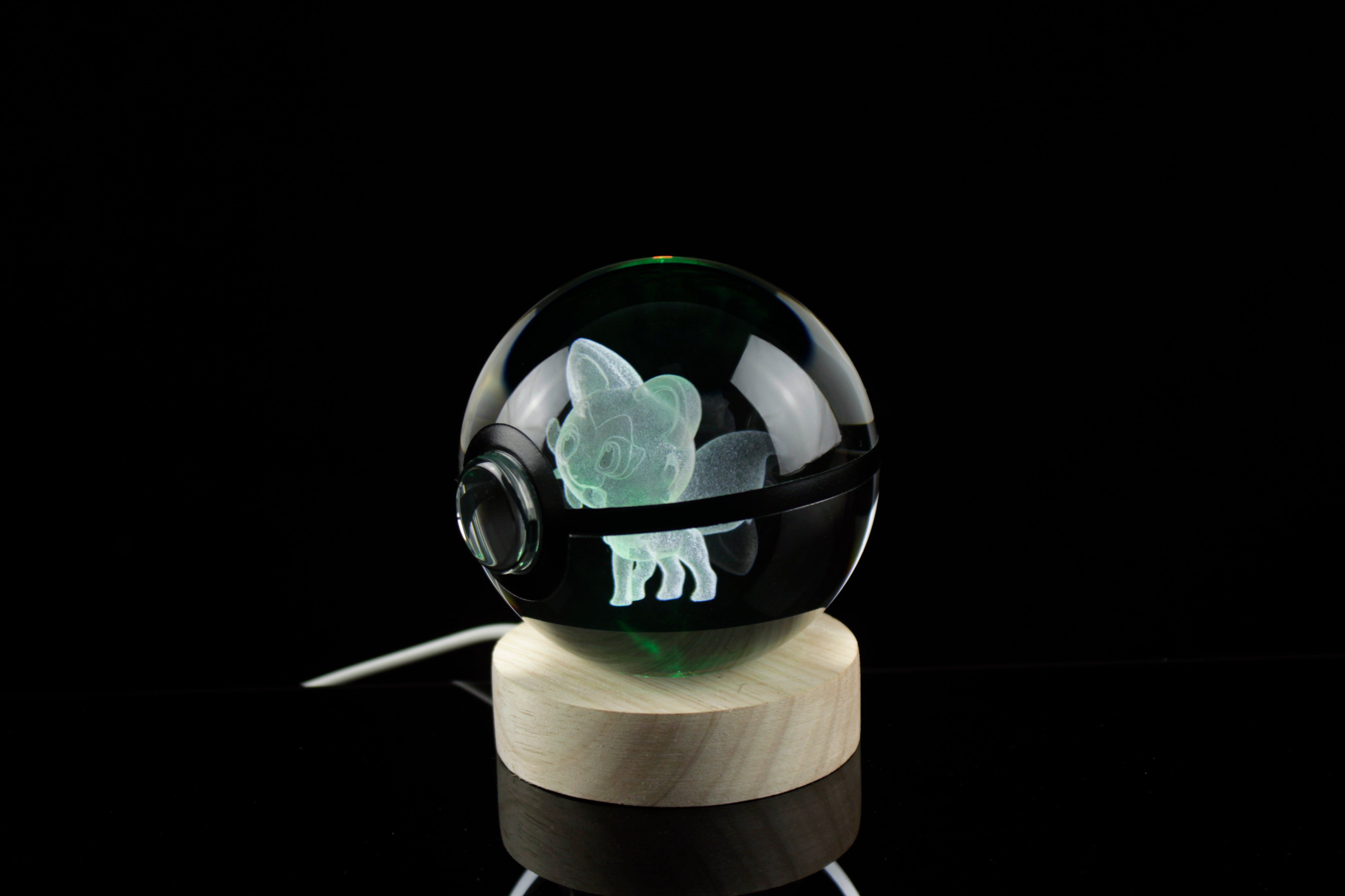 Sprigatito Large Crystal Pokeball