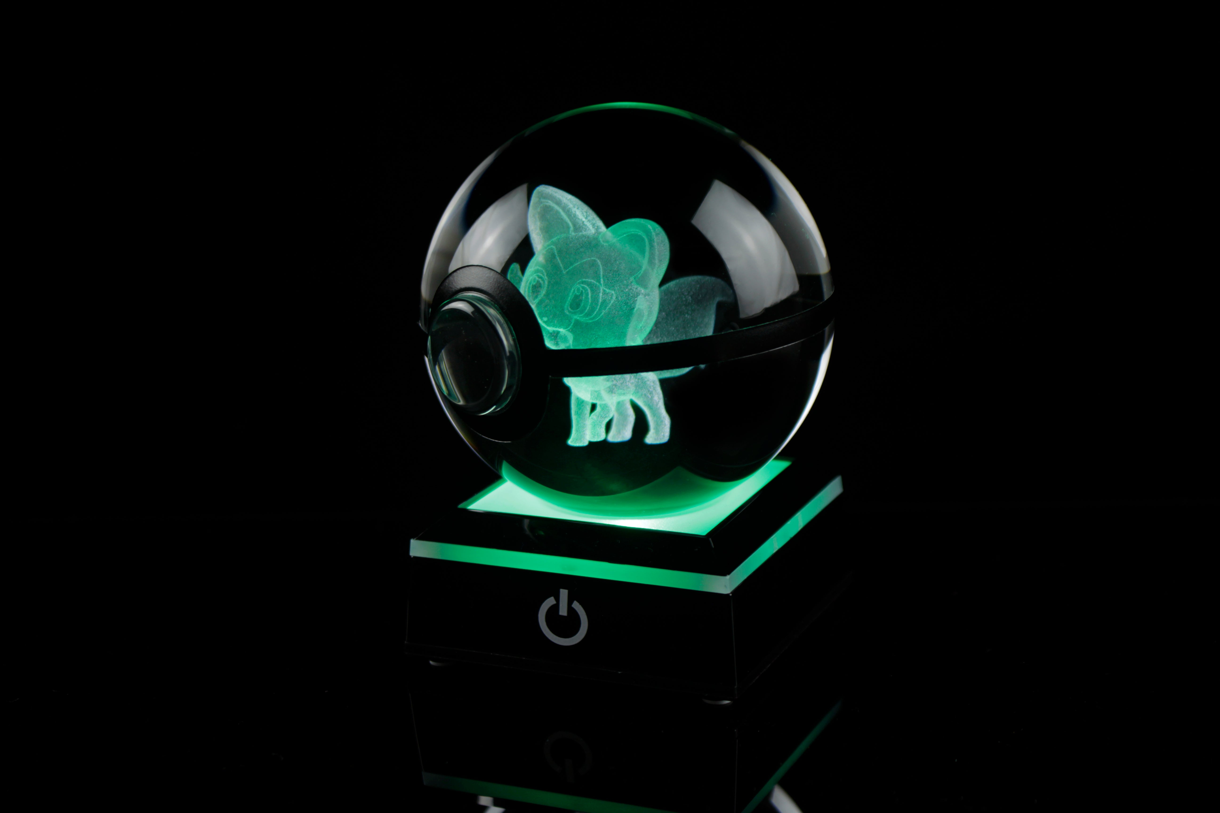 Sprigatito Large Crystal Pokeball