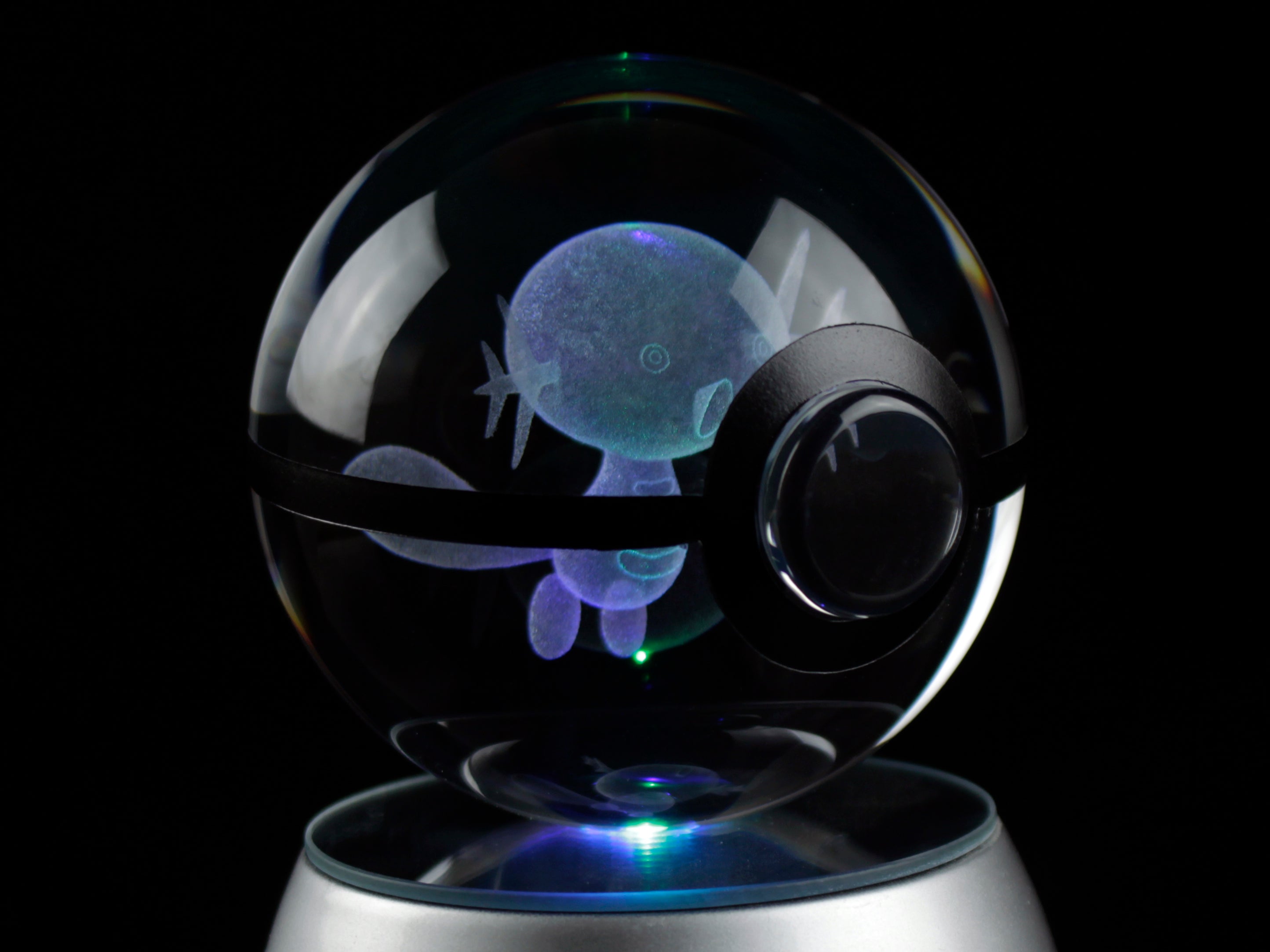 Wooper Large Crystal Pokeball