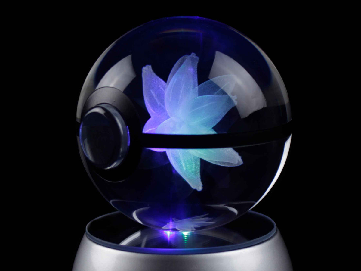 Glimmora Large Crystal Pokeball