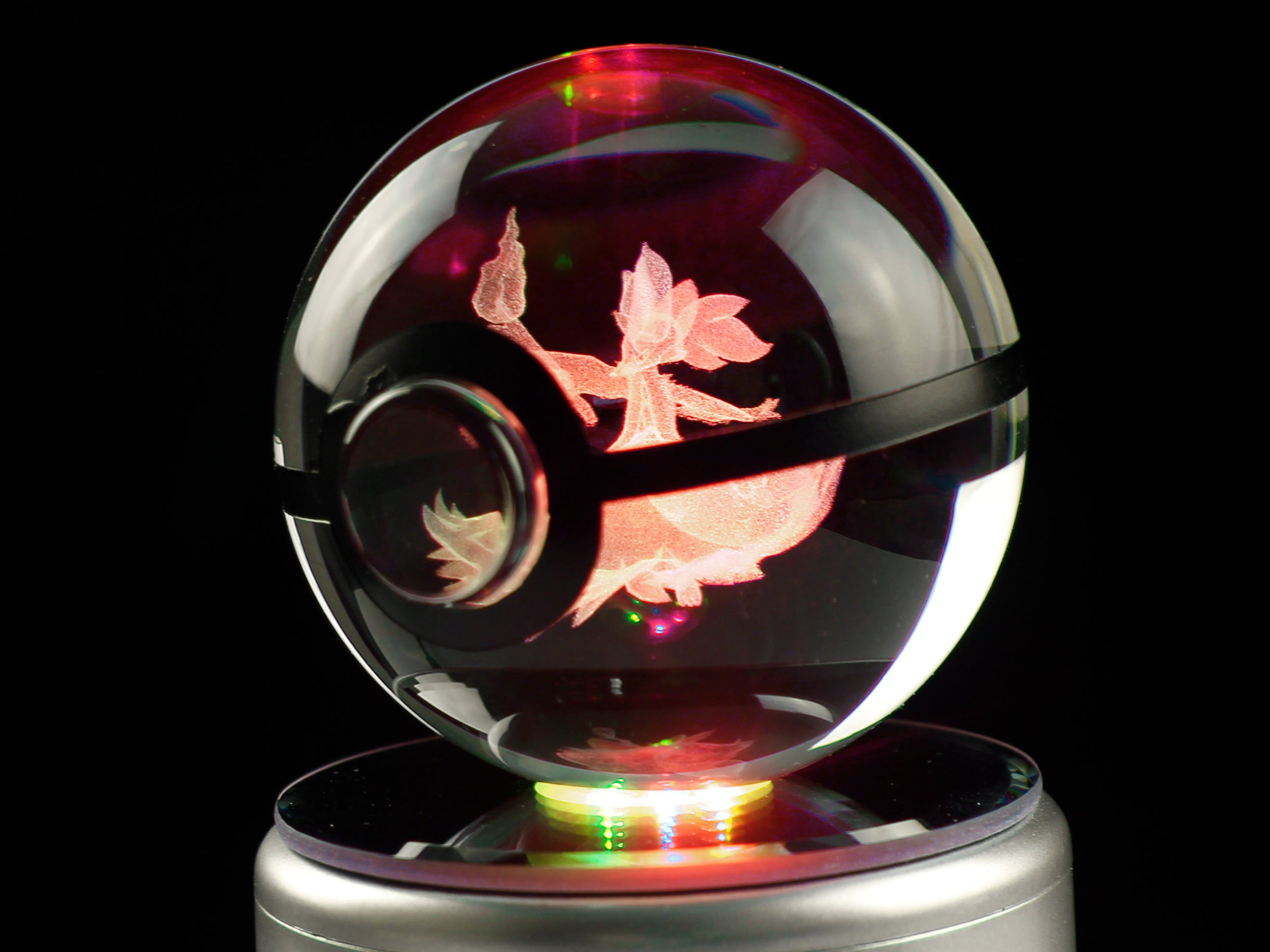 Delphox Large Crystal Pokeball