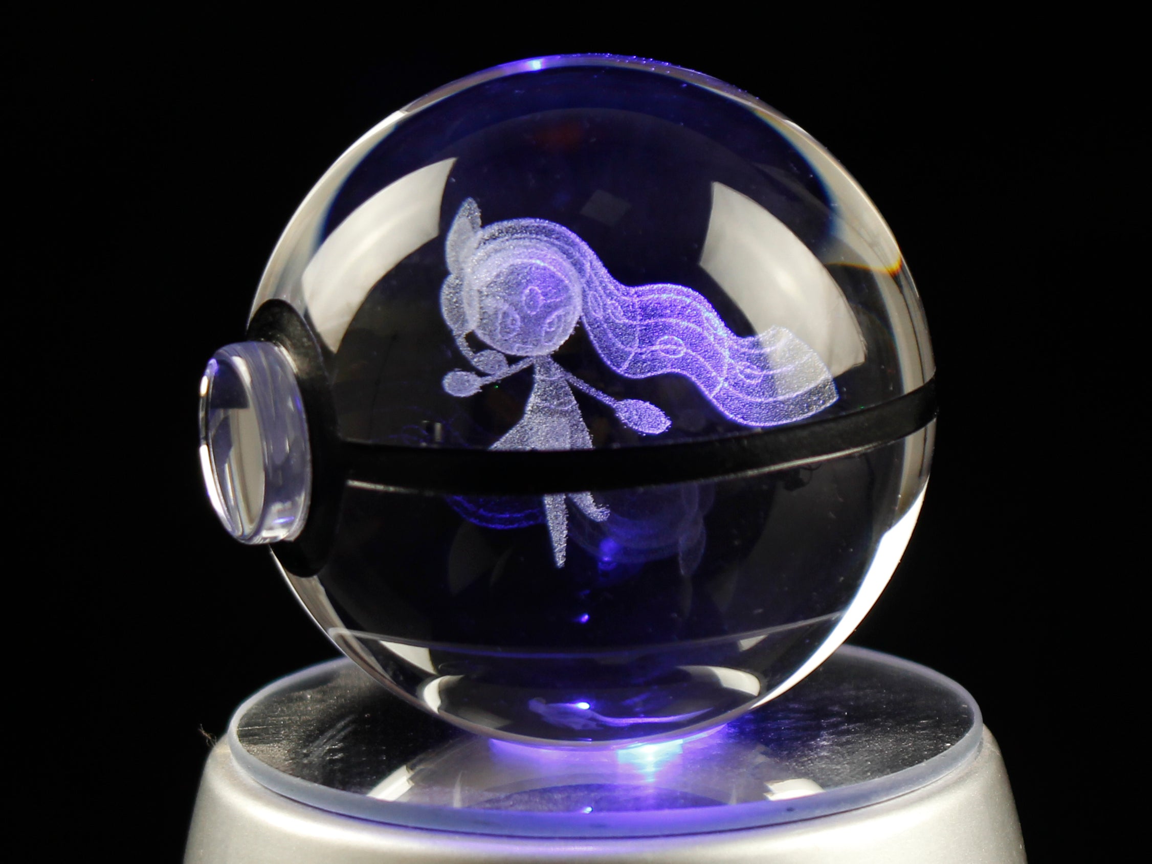 Meloetta Aria Forme Large Crystal Pokeball