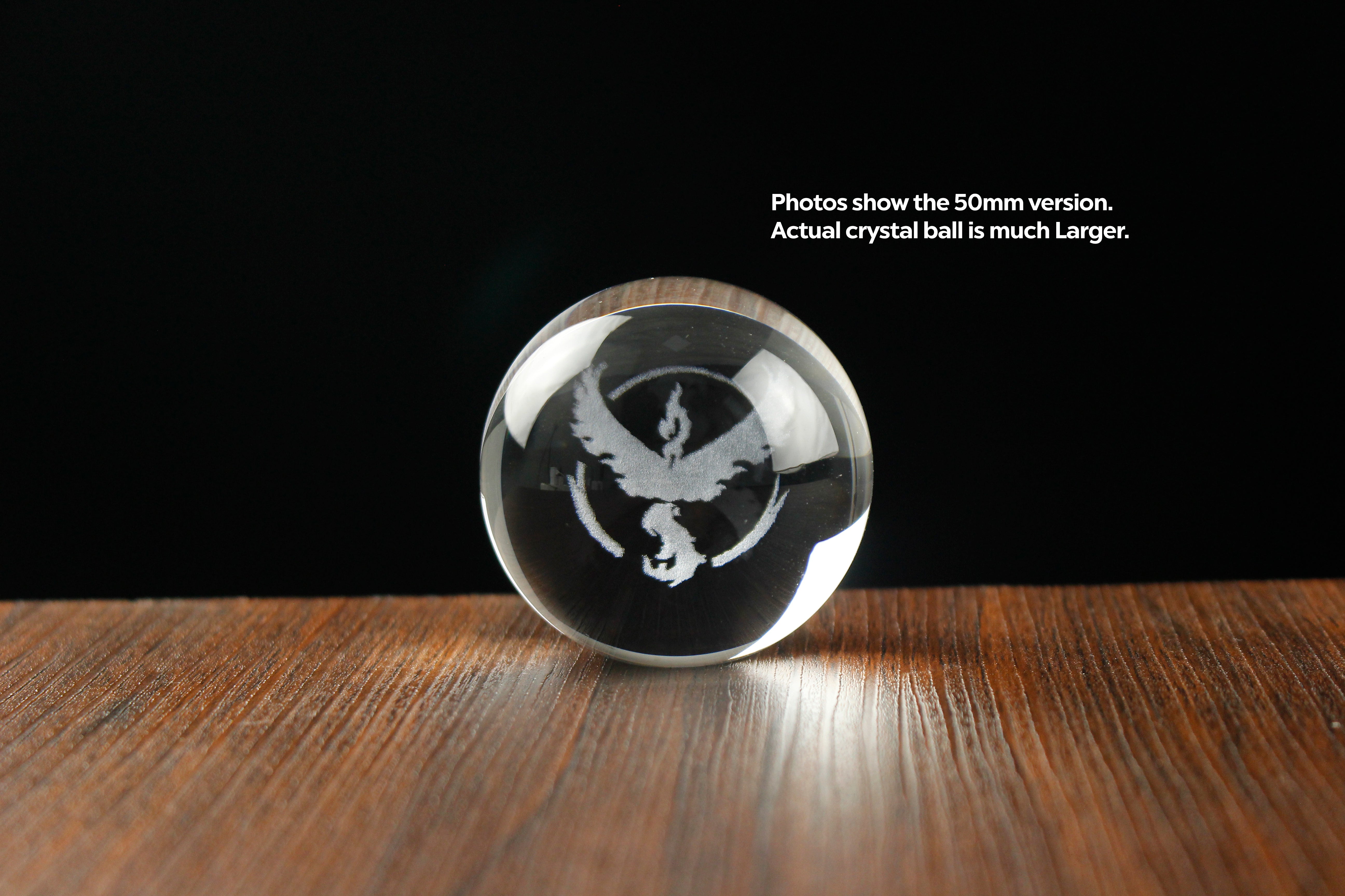 Team Valor Engraved in Crystal Ball