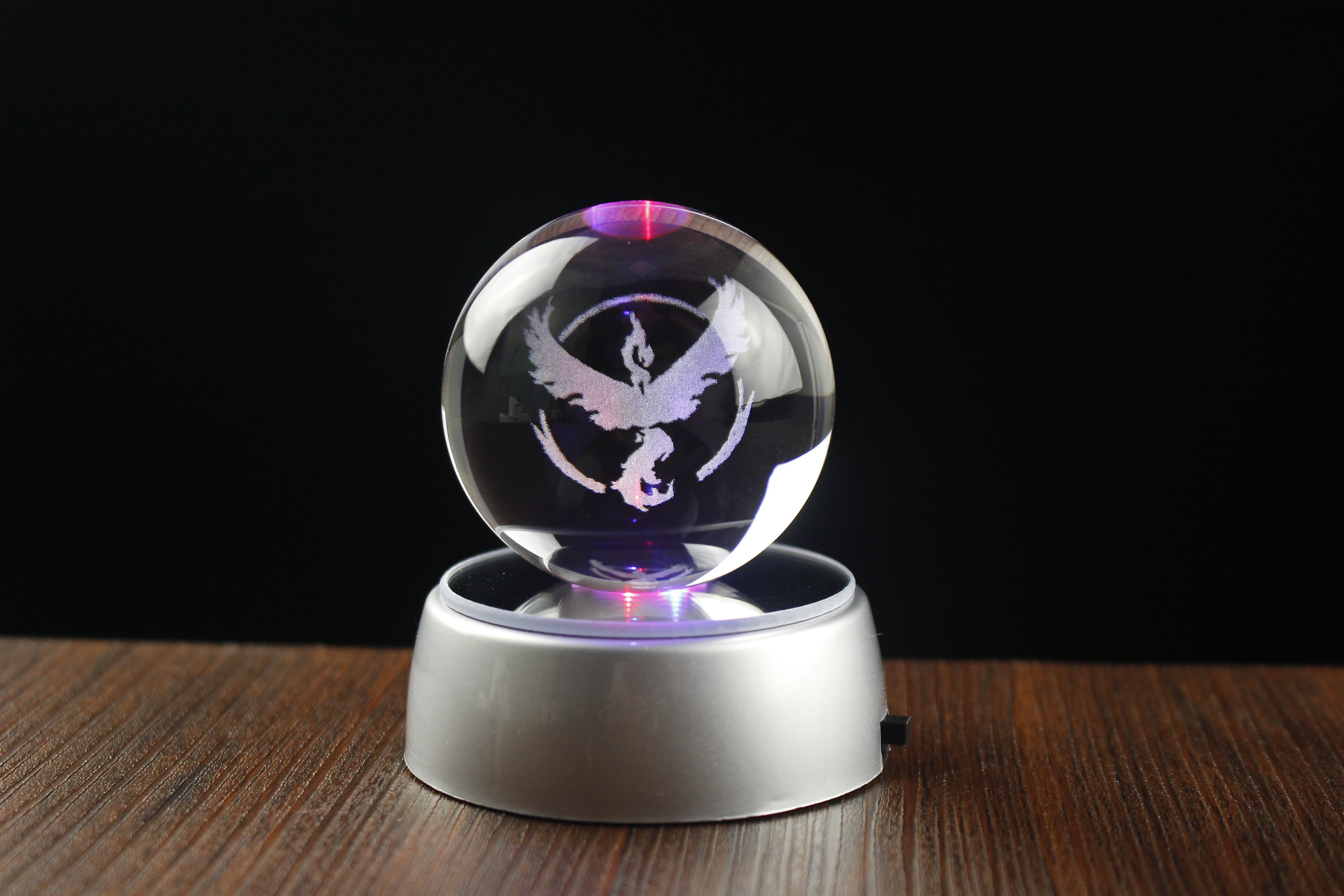 Team Valor Engraved in Crystal Ball