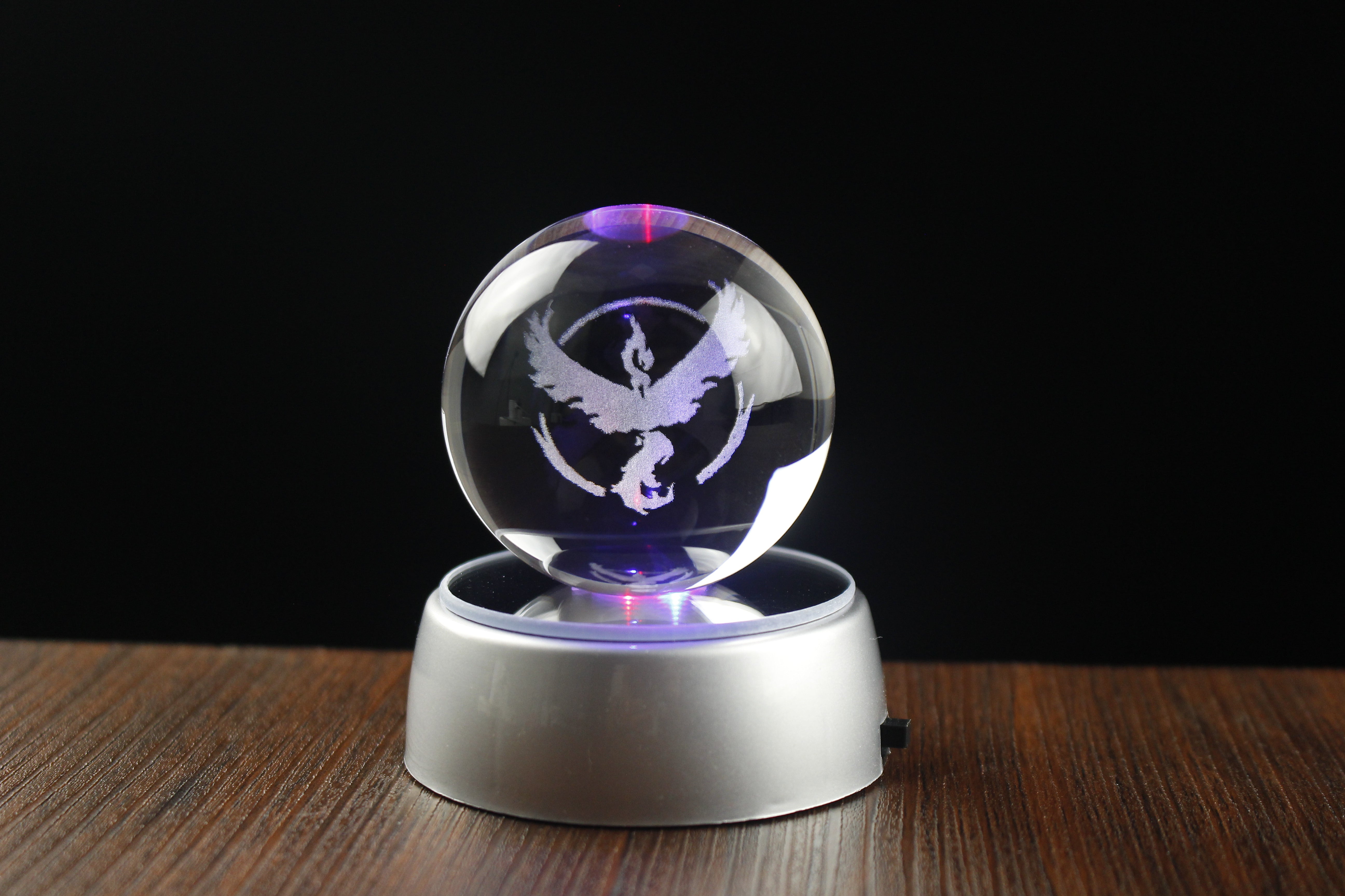 Team Valor Engraved in Crystal Ball