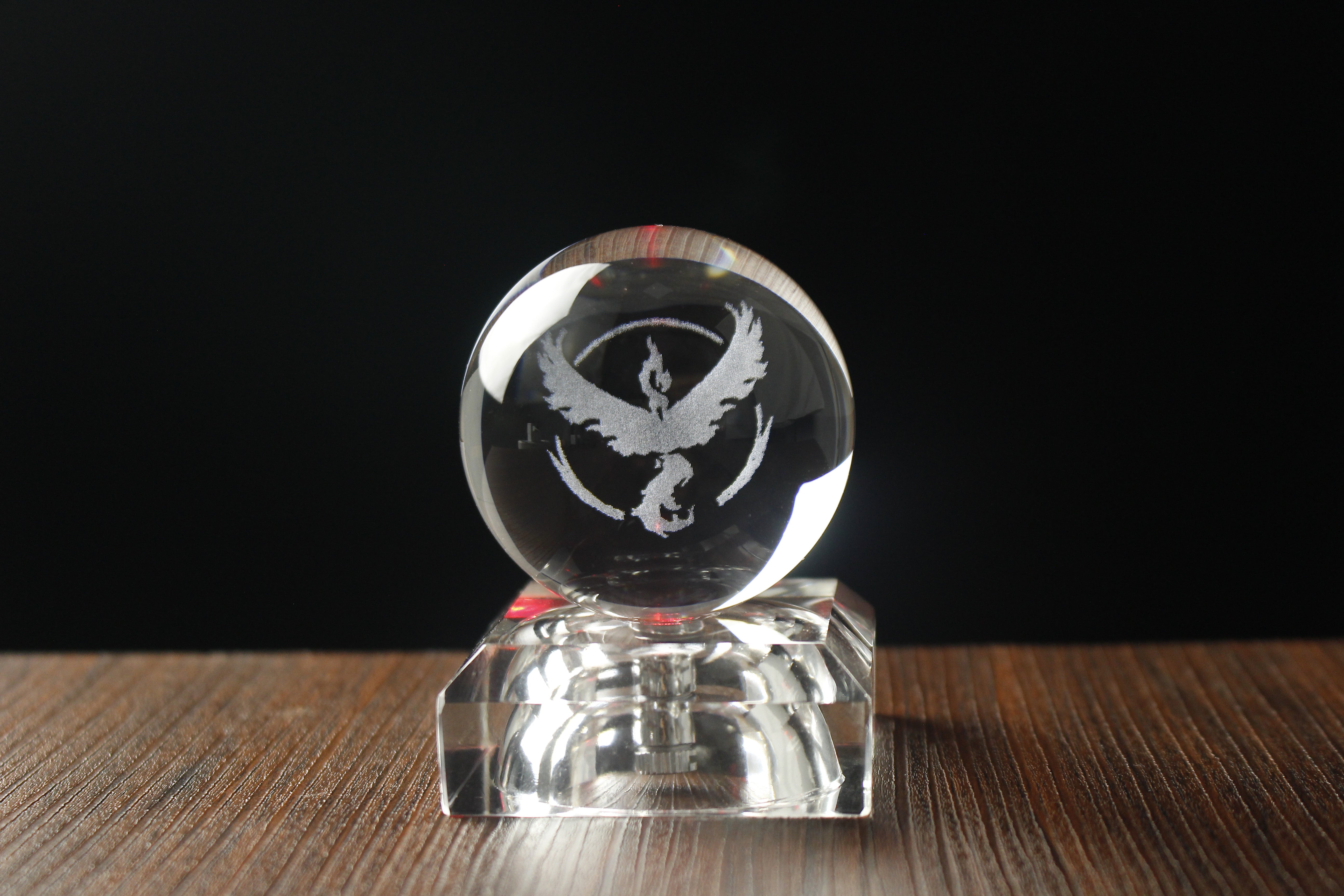 Team Valor Engraved in Crystal Ball
