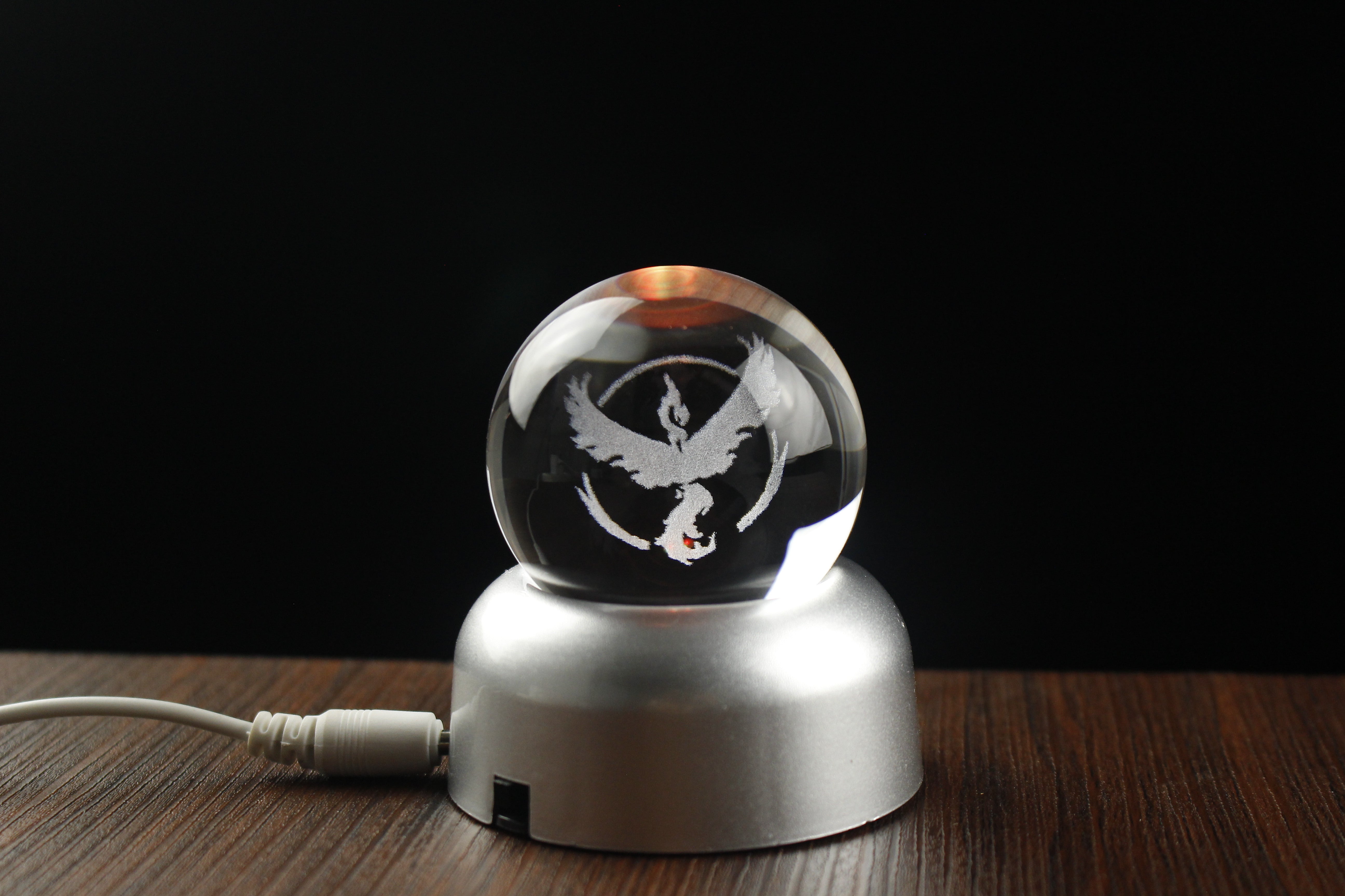 Team Valor Engraved in Crystal Ball