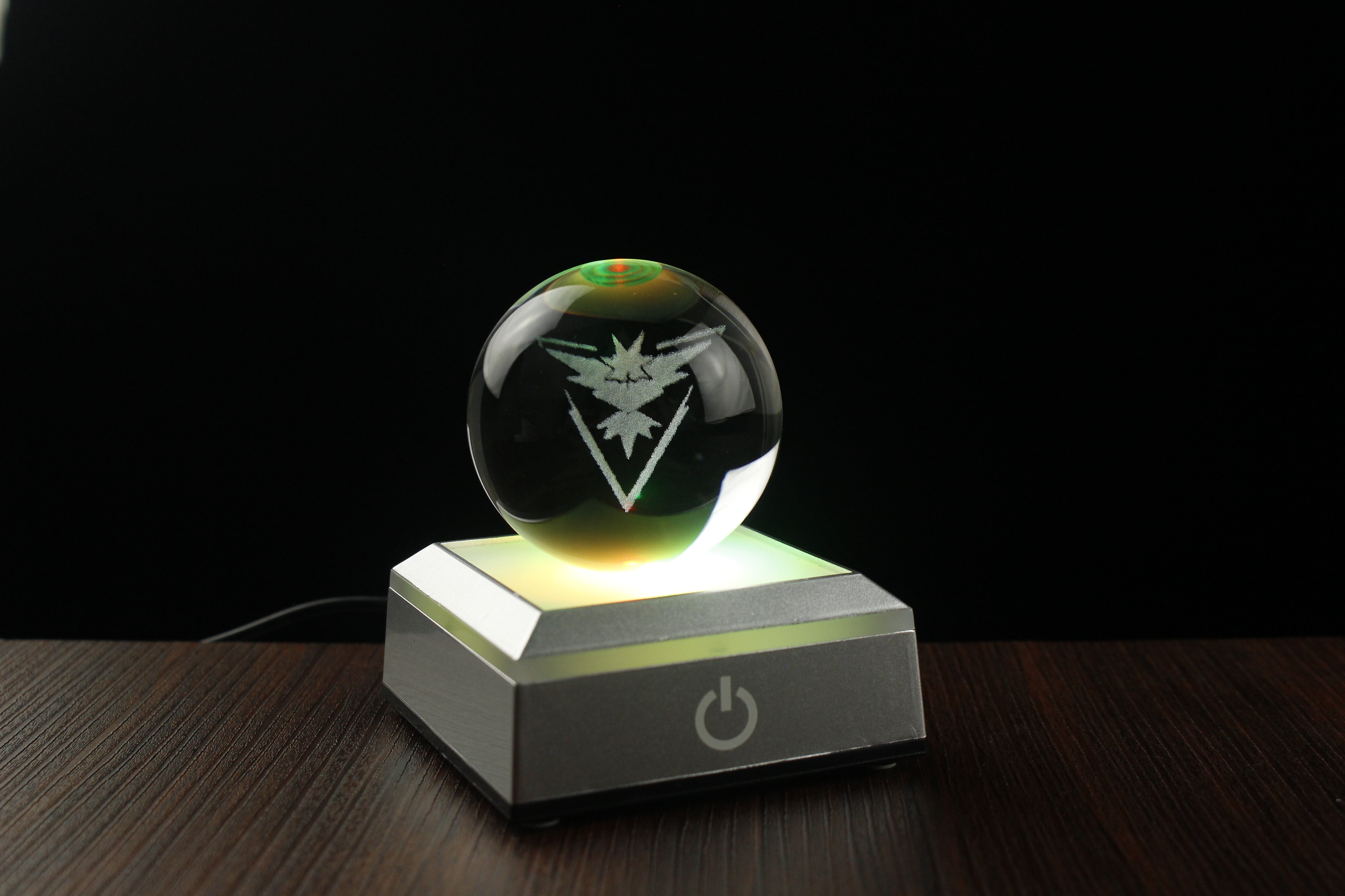 Team Instinct Engraved in Crystal Ball