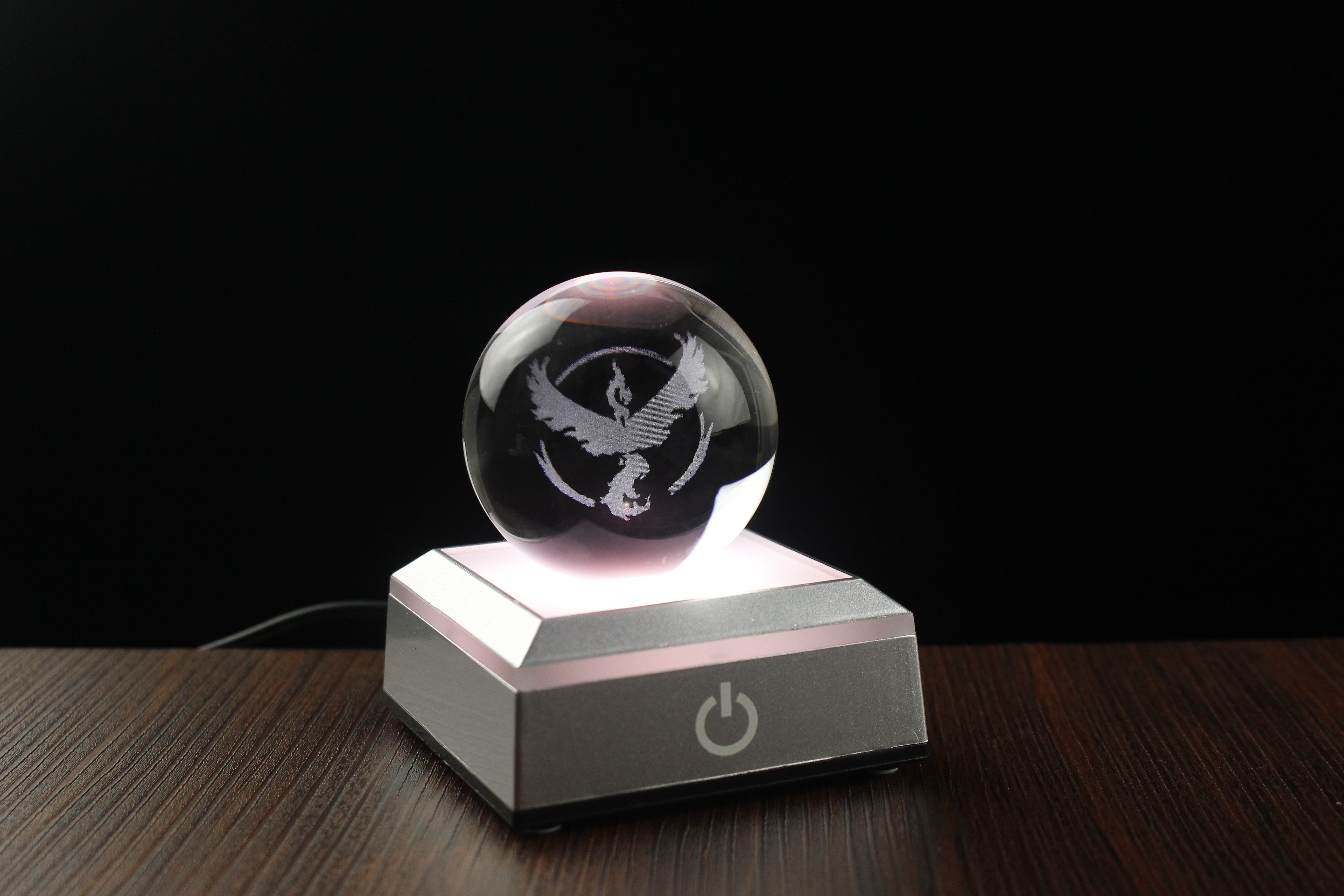 Team Valor Engraved in Crystal Ball