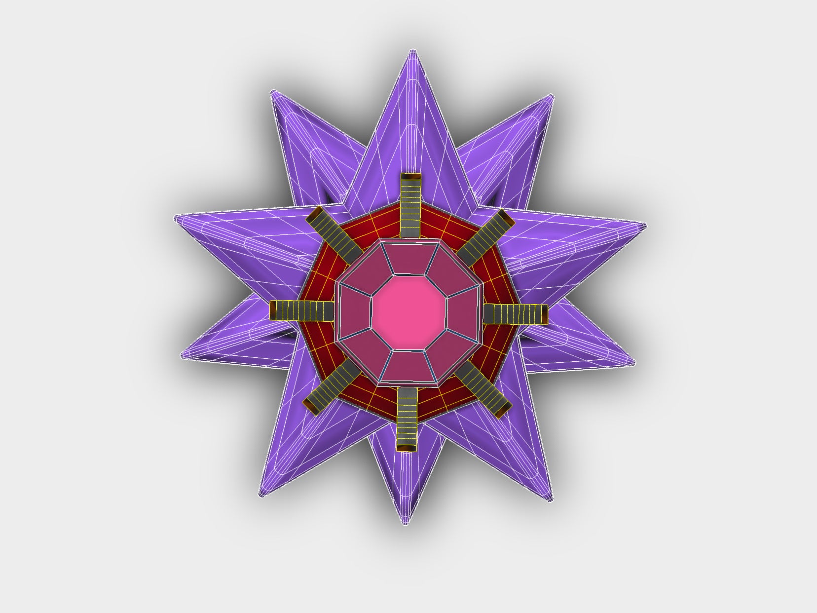 Starmie Large Crystal Pokeball