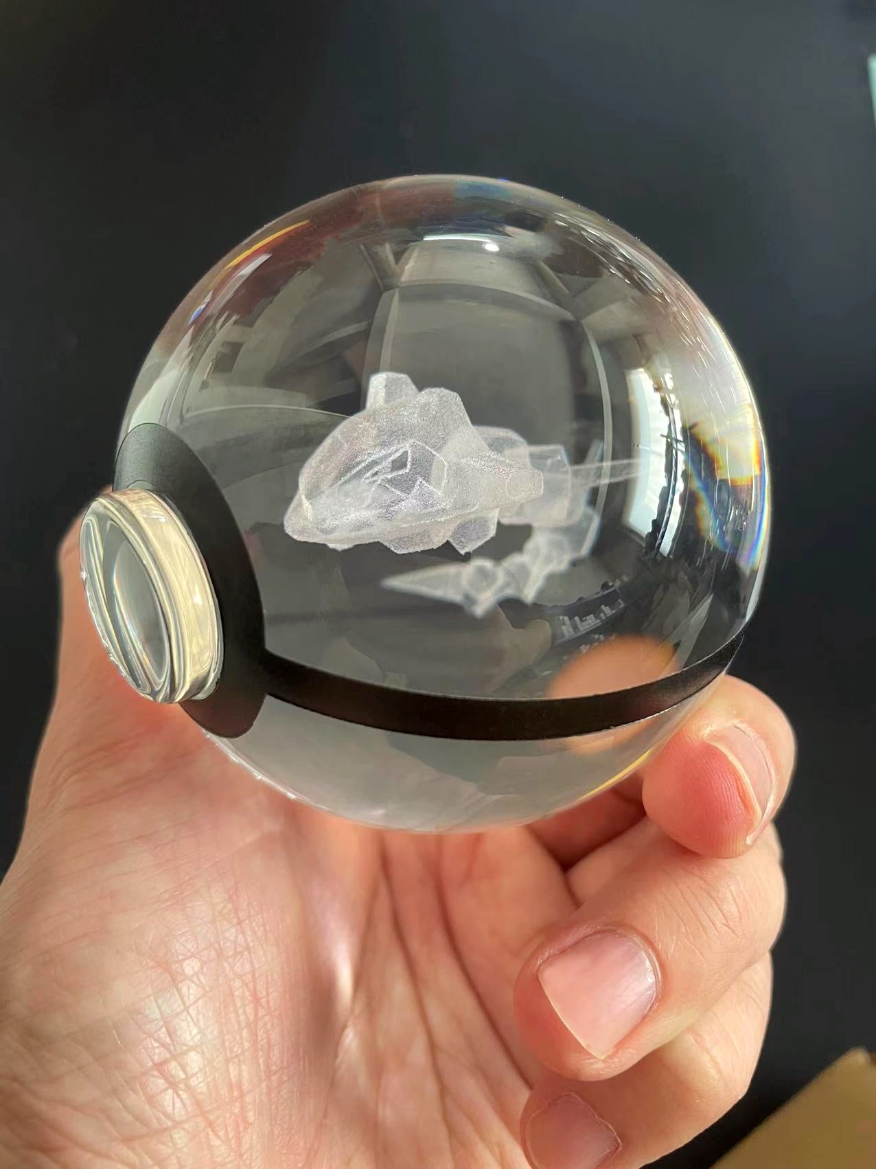 Steelix Large Crystal Pokeball