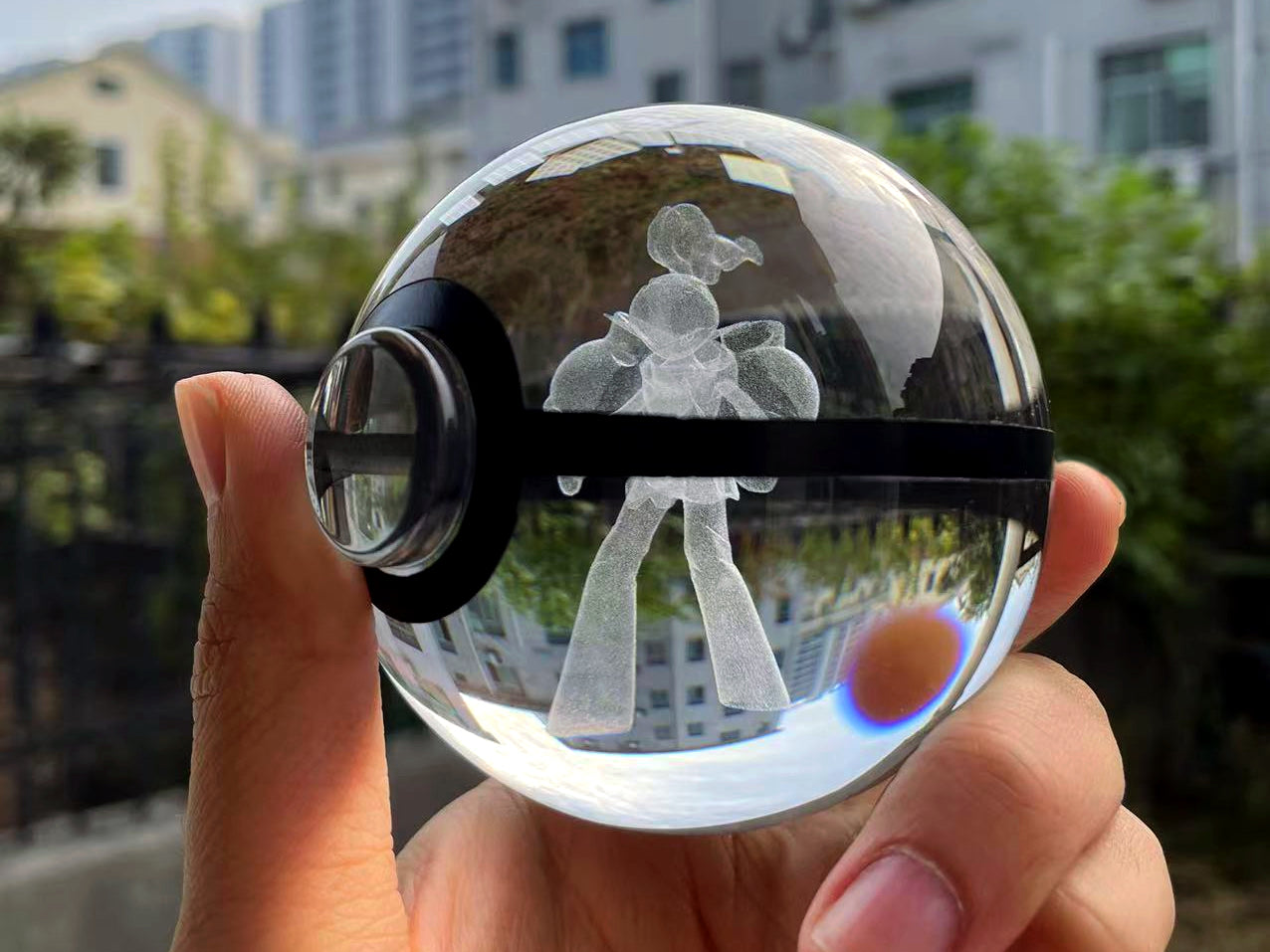 Armarouge Large Crystal Pokeball
