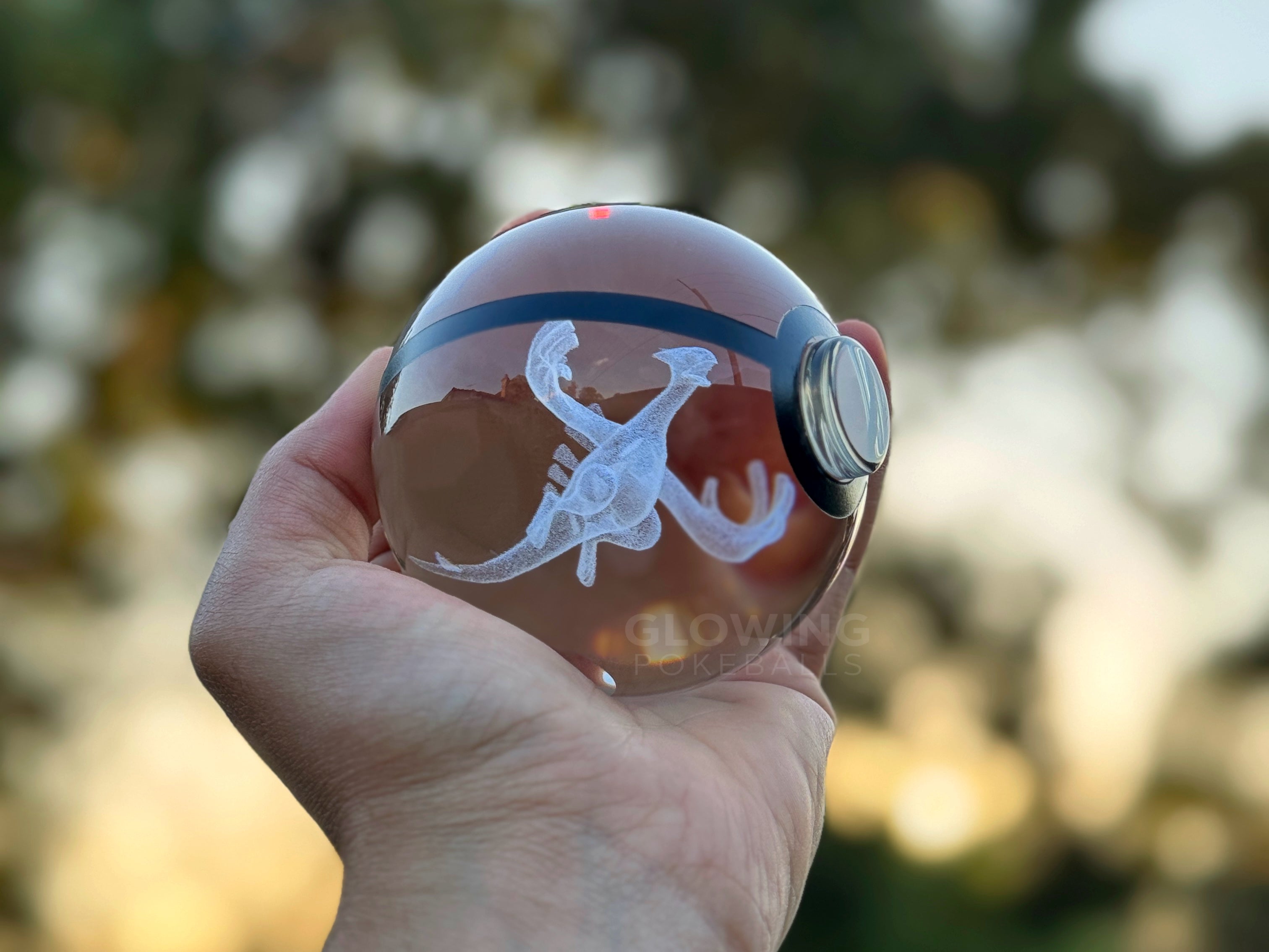 Lugia Large Crystal Pokeball
