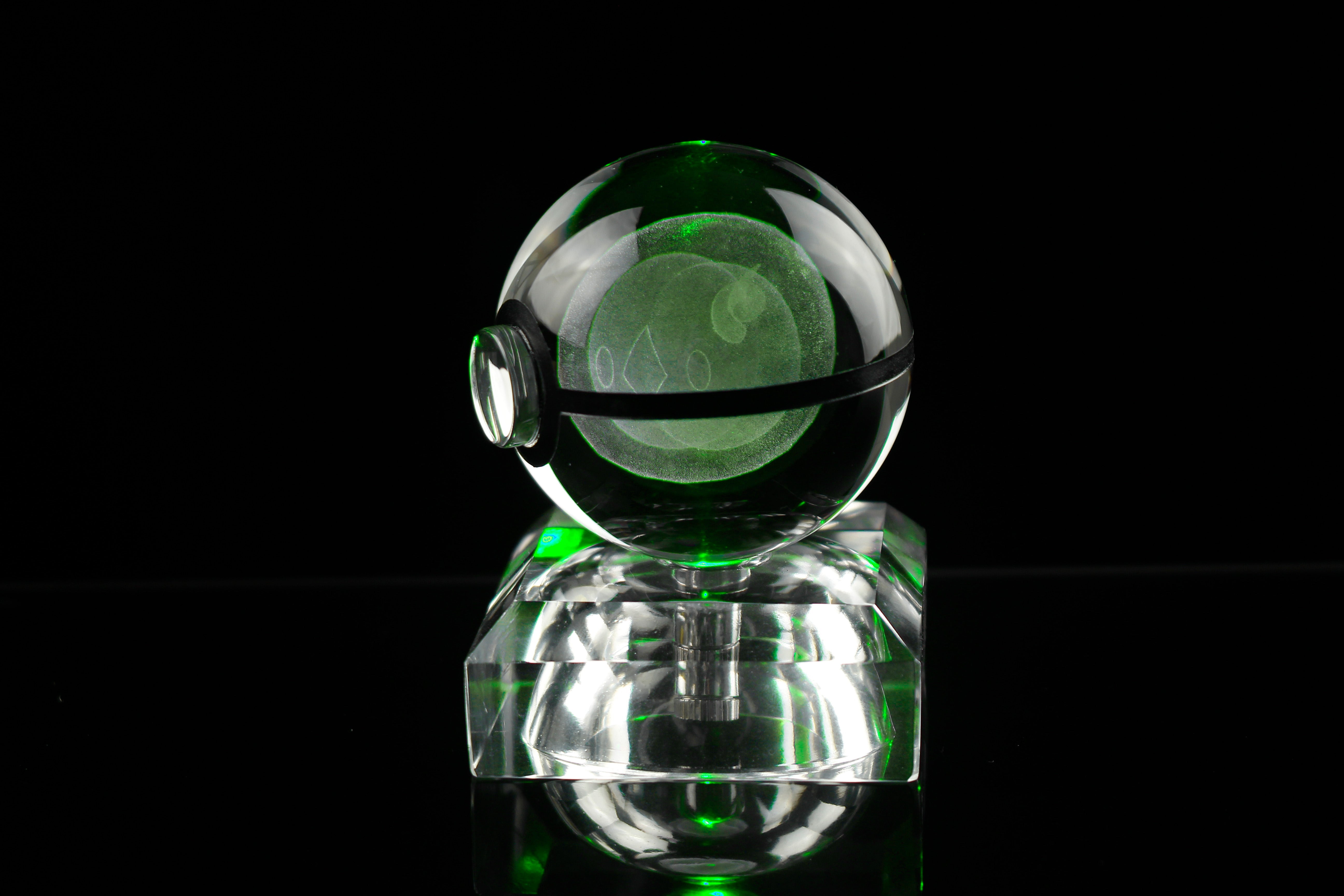 2in (50mm) Crystal Pokeball (450+ Designs)