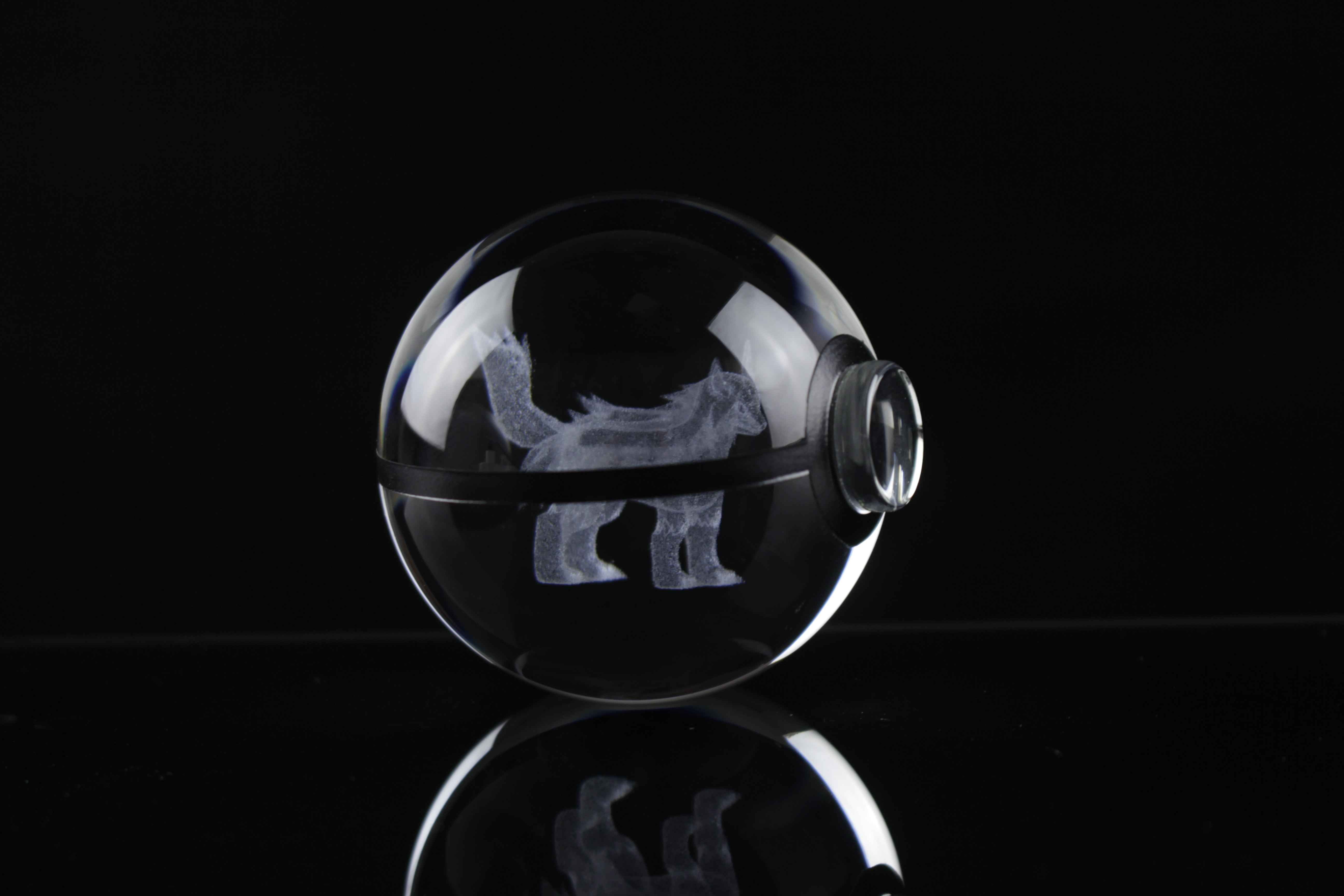 2in (50mm) Crystal Pokeball (450+ Designs)