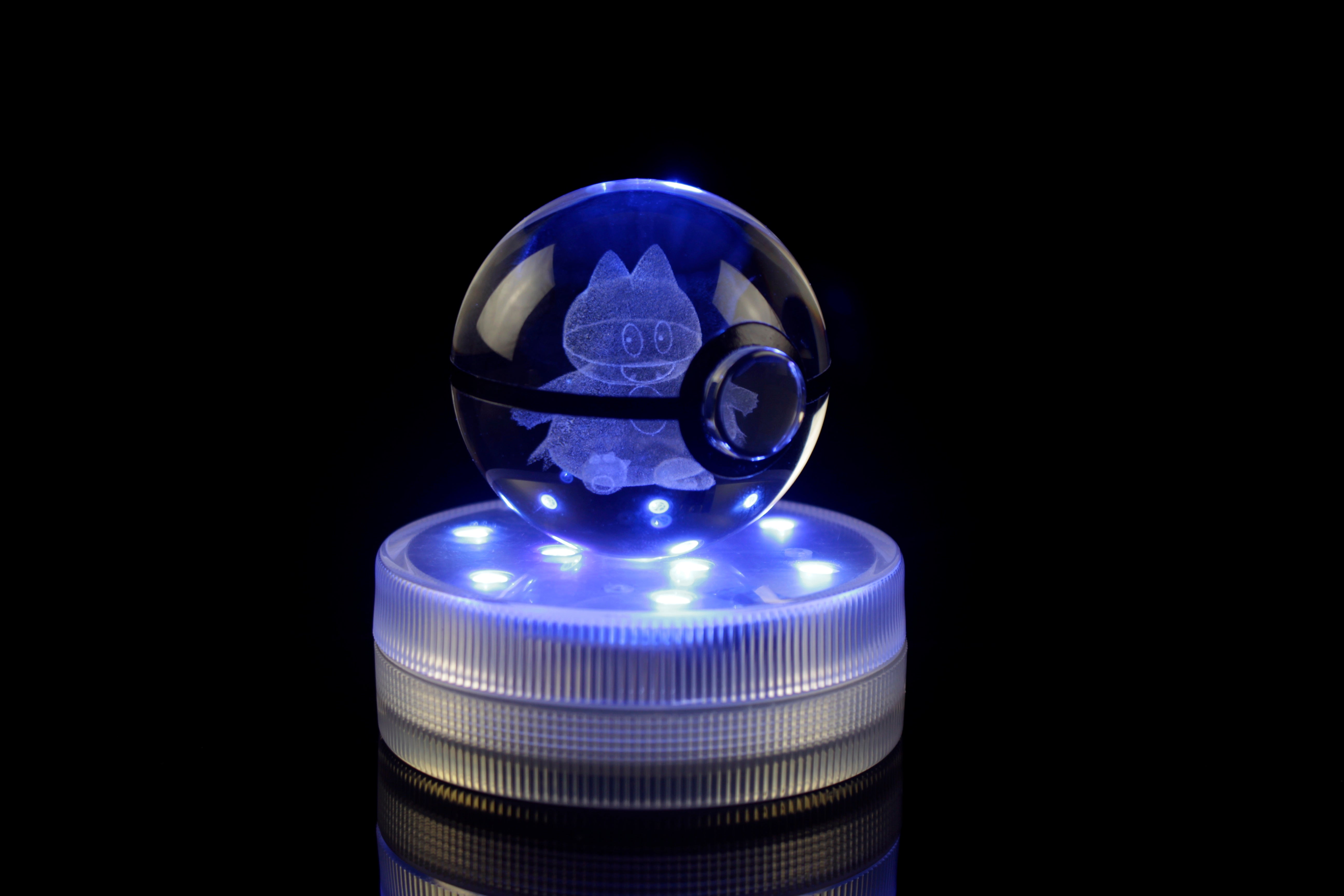 2in (50mm) Crystal Pokeball (450+ Designs)