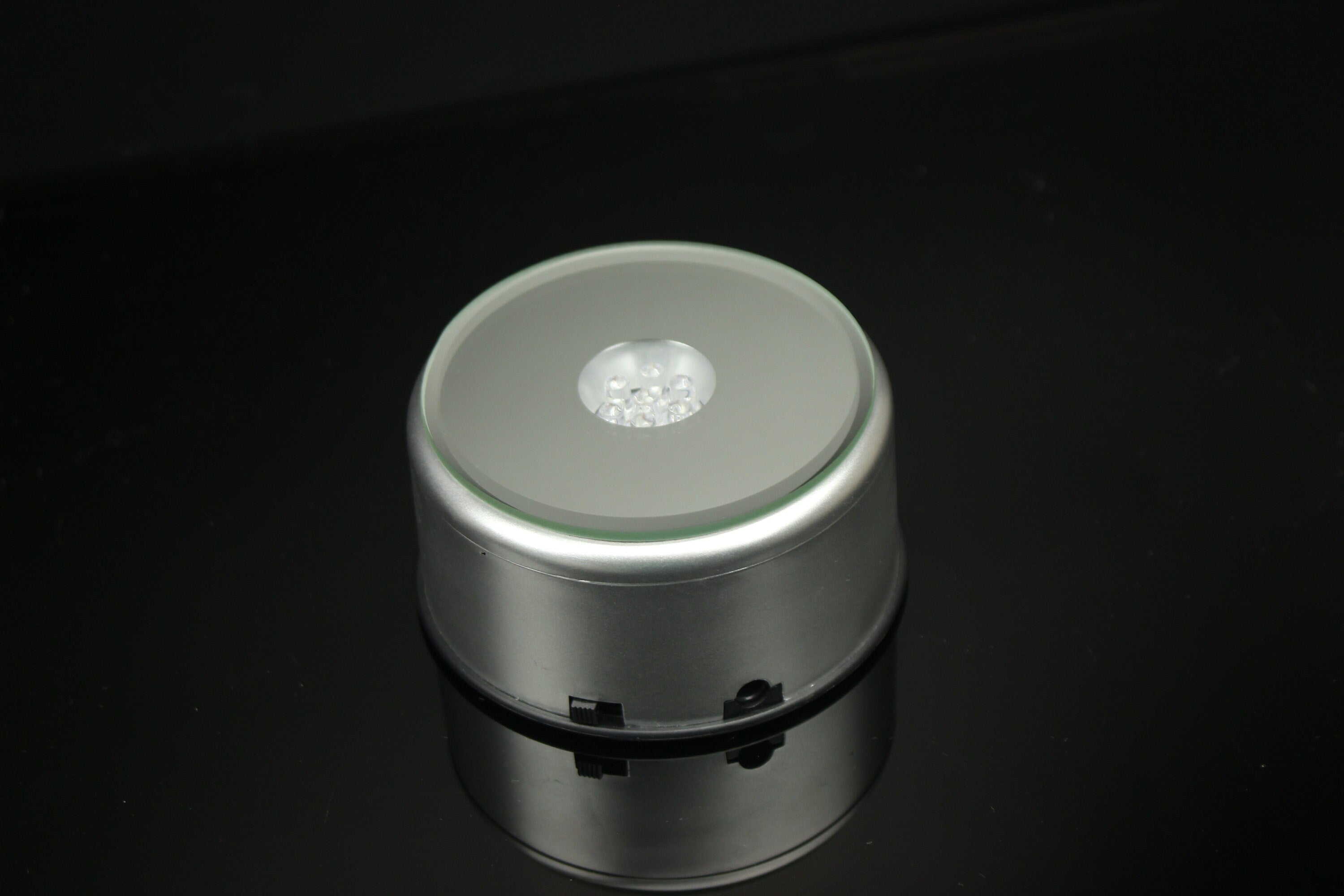 Rotating LED Base With USB (Several Colors)